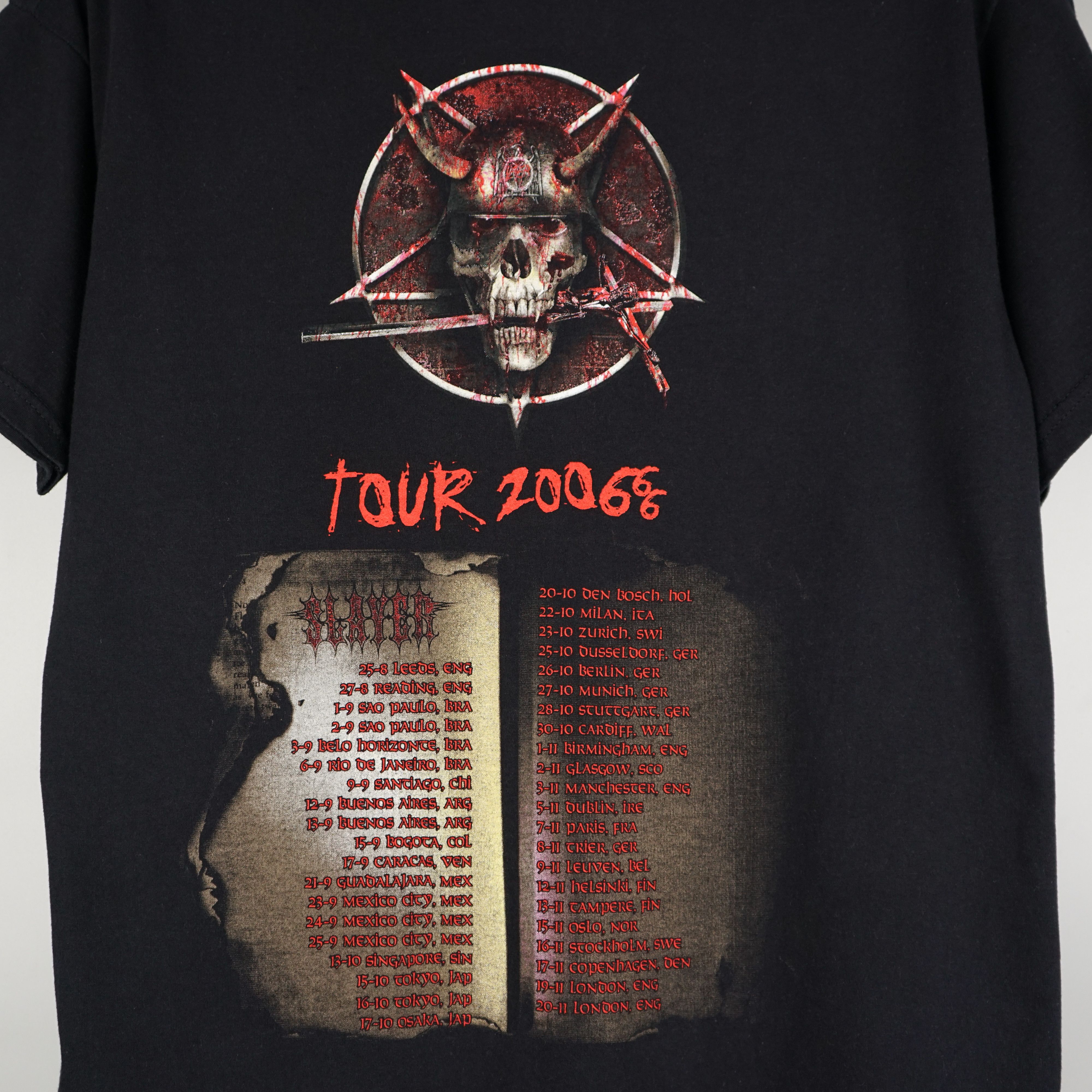 Band Tees × Vintage 2006 Slayer t shirt Size US M / EU 48-50 / 2 - 8 Thumbnail