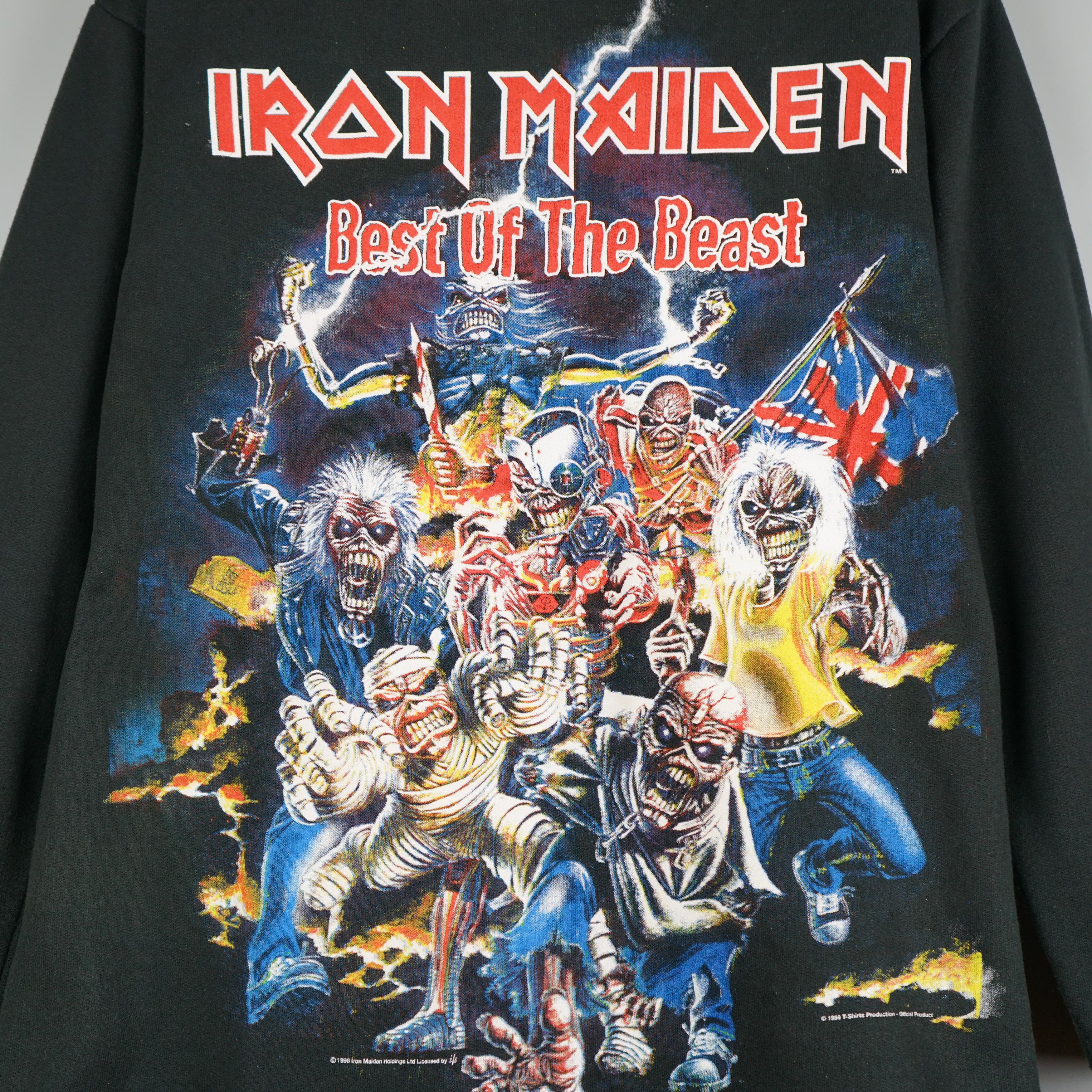 Band Tees × Vintage 1999 Iron Maiden Hoodie Beast of The Beast Size US M / EU 48-50 / 2 - 2 Thumbnail