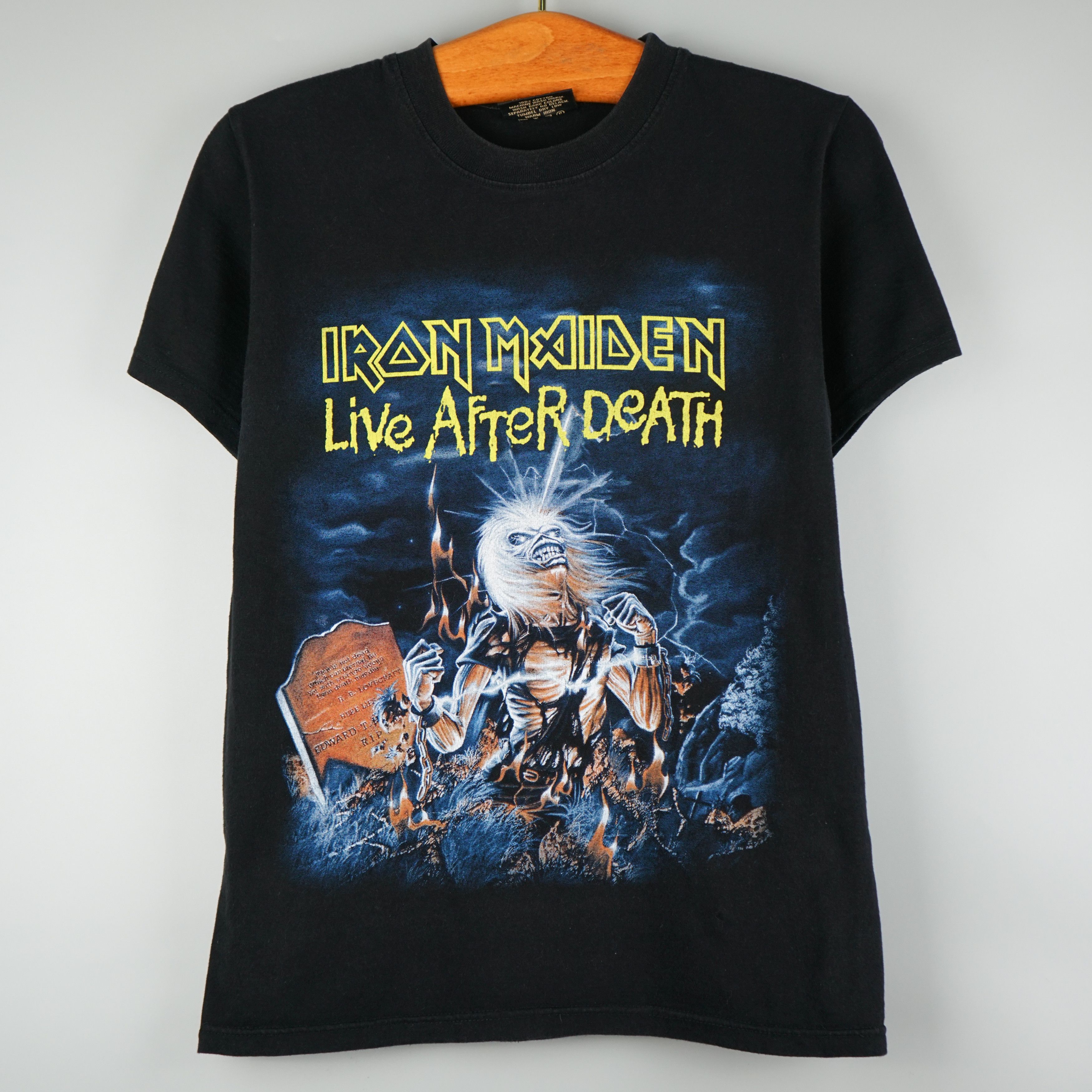 Band Tees × Vintage Y2K Iron Maiden t-shirt Live after death Size US S / EU 44-46 / 1 - 1 Thumbnail