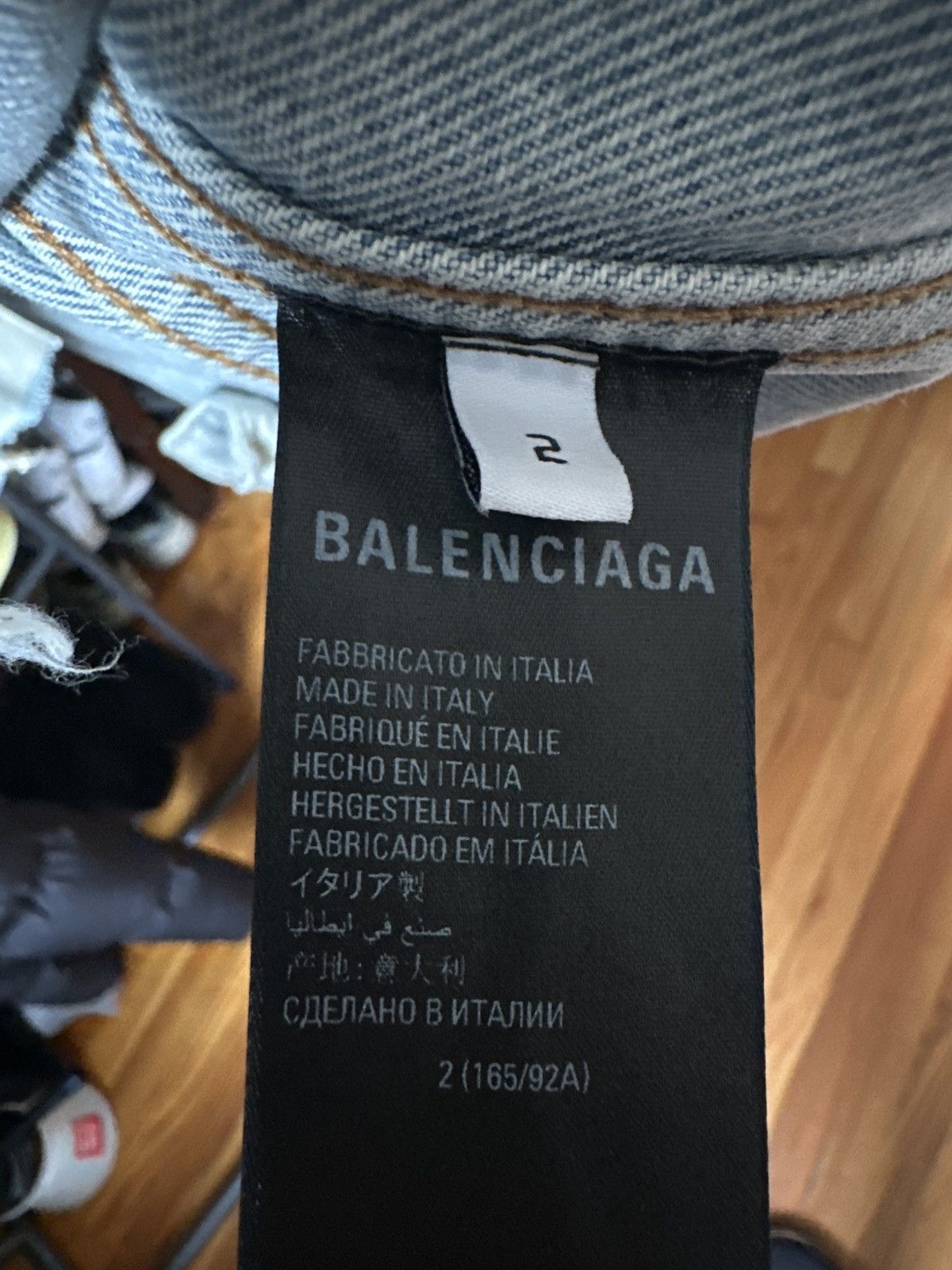 Balenciaga Balenciaga Lost Tape Reconstructed denim jacket Size US M / EU 48-50 / 2 - 9 Thumbnail