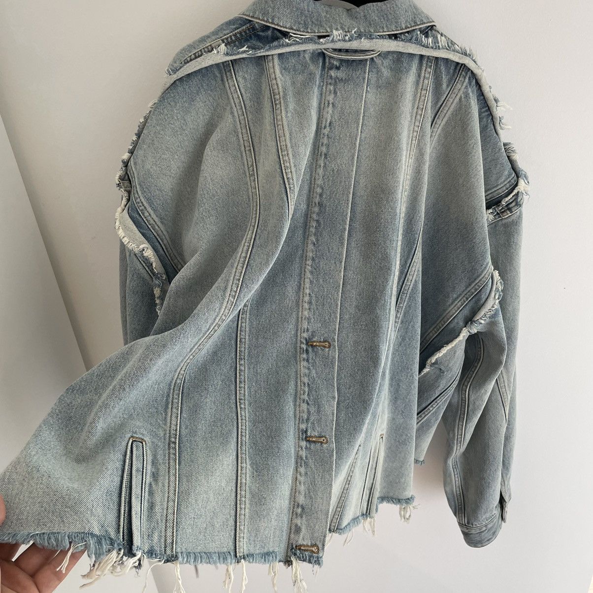 Balenciaga Balenciaga Lost Tape Reconstructed denim jacket Size US M / EU 48-50 / 2 - 5 Thumbnail