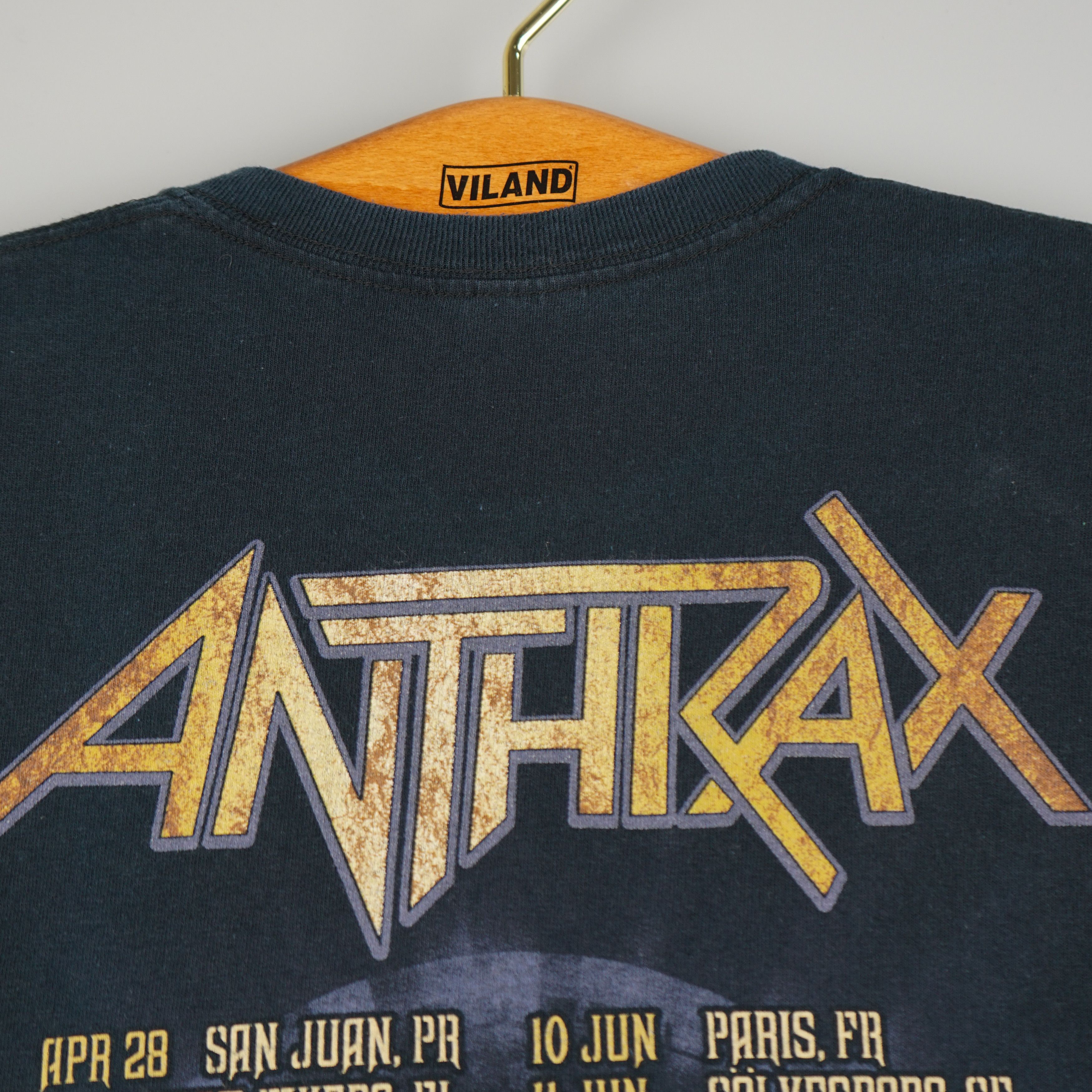 Band Tees × Vintage 2016 Anthrax t-shirt For All Kings '16 tour Size US M / EU 48-50 / 2 - 12 Thumbnail