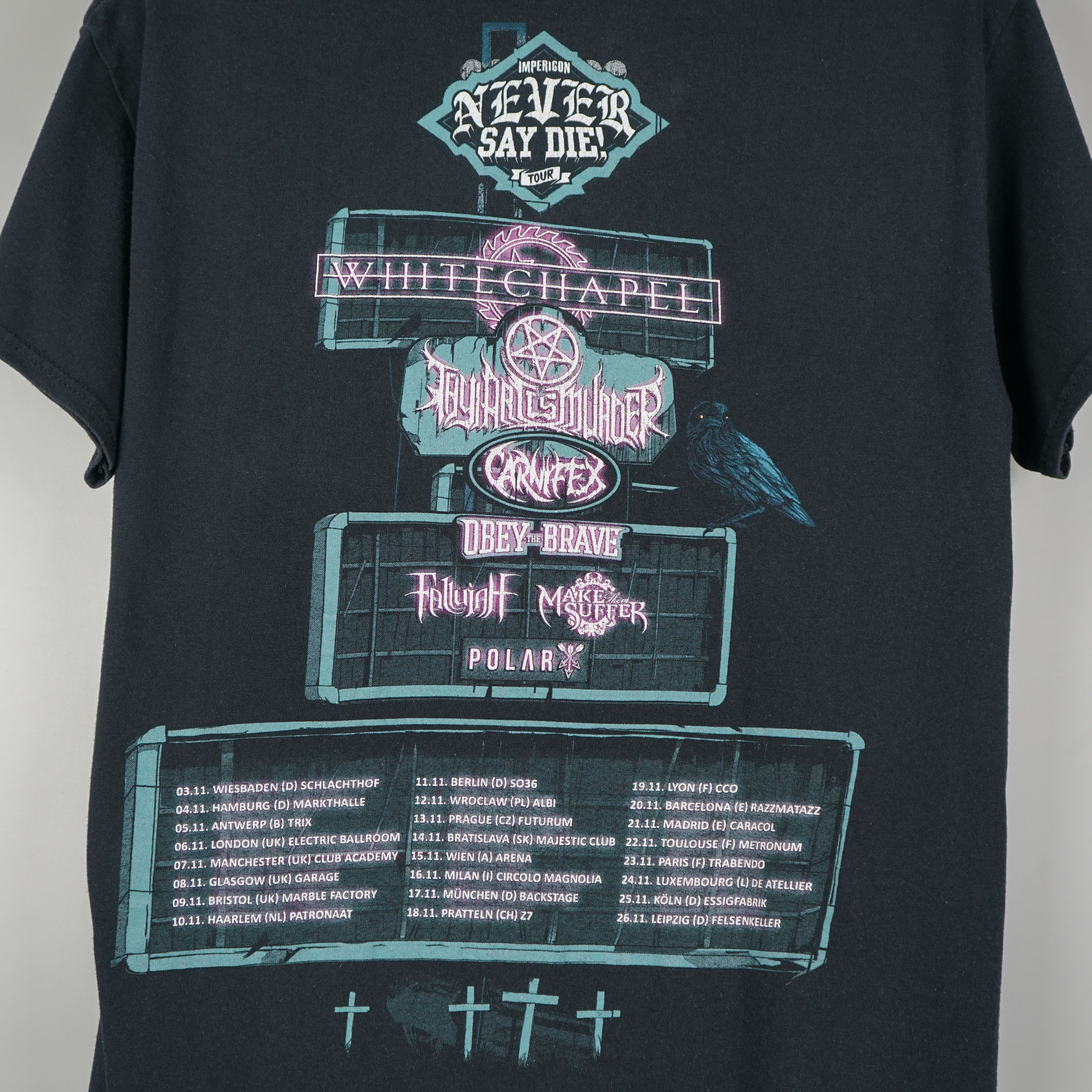 Band Tees × Vintage Vintage Never Say Die! Tour t shirt like WACKEN Size US M / EU 48-50 / 2 - 7 Thumbnail