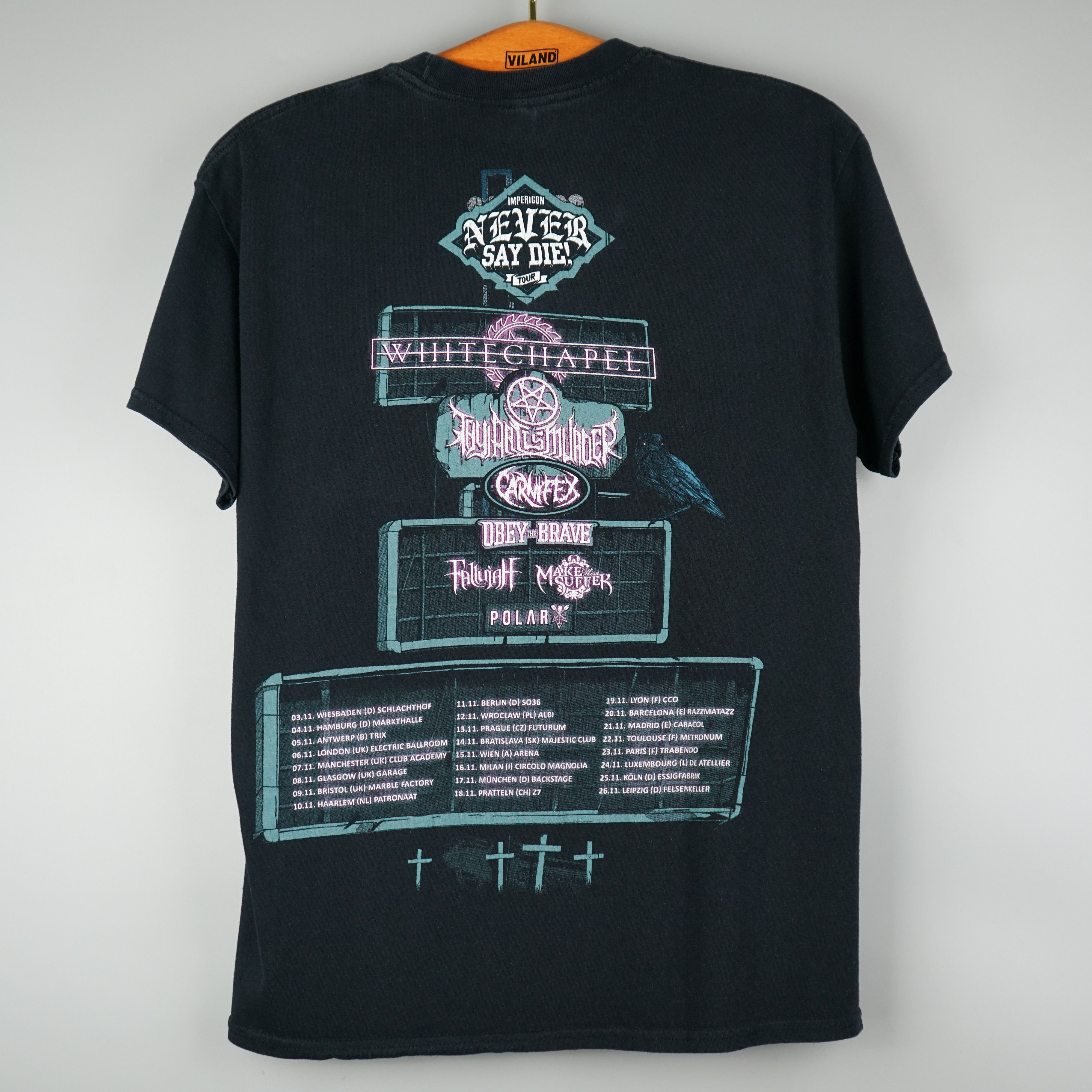Band Tees × Vintage Vintage Never Say Die! Tour t shirt like WACKEN Size US M / EU 48-50 / 2 - 6 Thumbnail