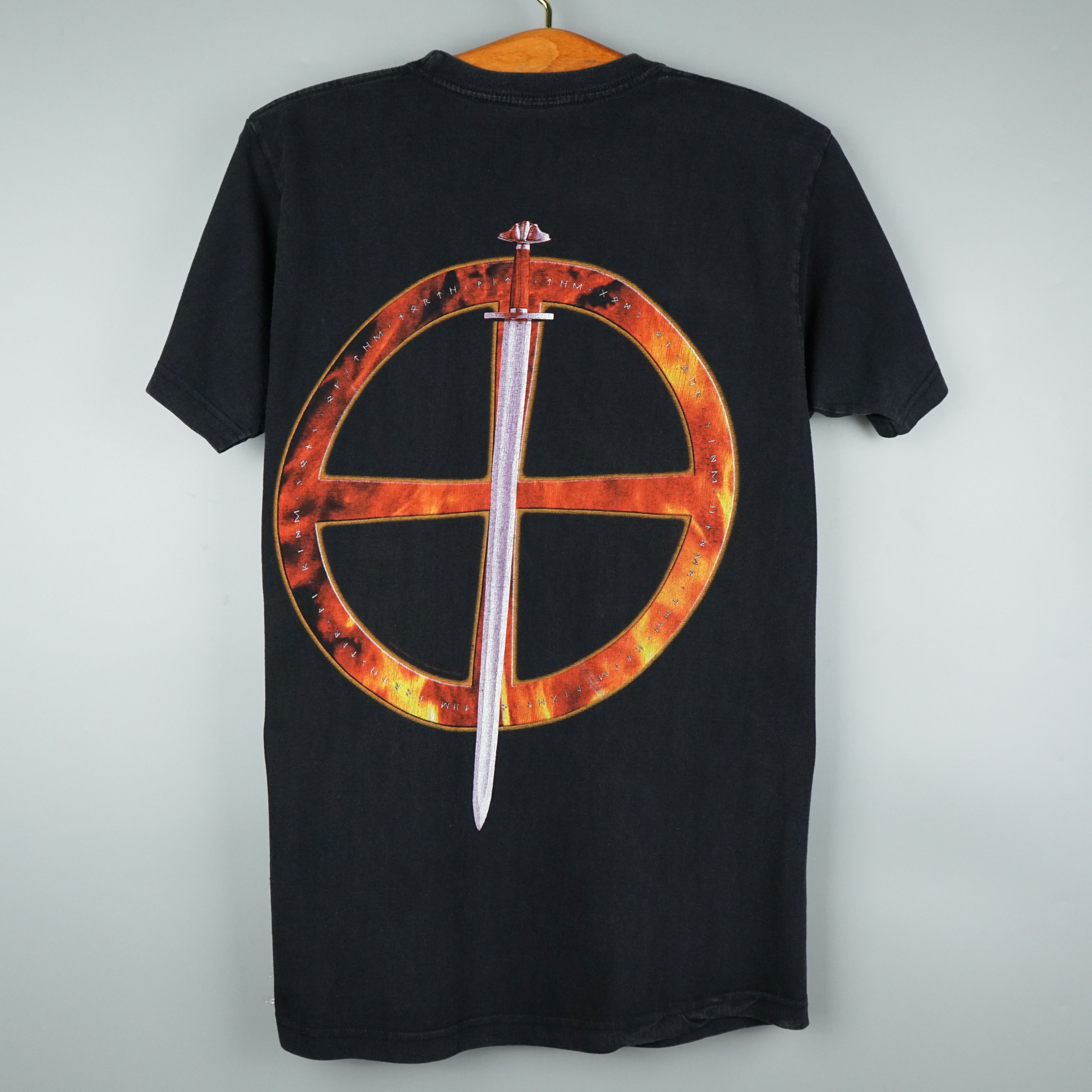 Band Tees × Vintage Vintage Manegarm t shirt Viking Black Metal like Mayhem Size US M / EU 48-50 / 2 - 8 Thumbnail