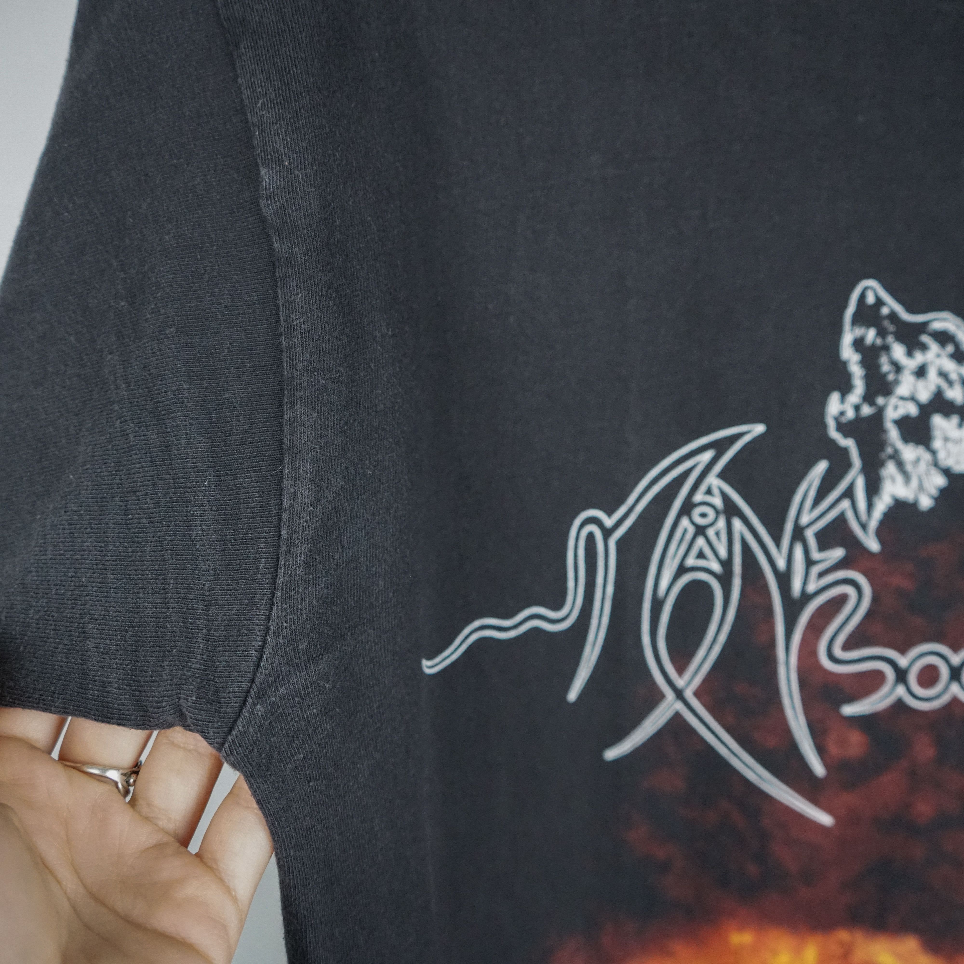 Band Tees × Vintage Vintage Manegarm t shirt Viking Black Metal like Mayhem Size US M / EU 48-50 / 2 - 7 Thumbnail