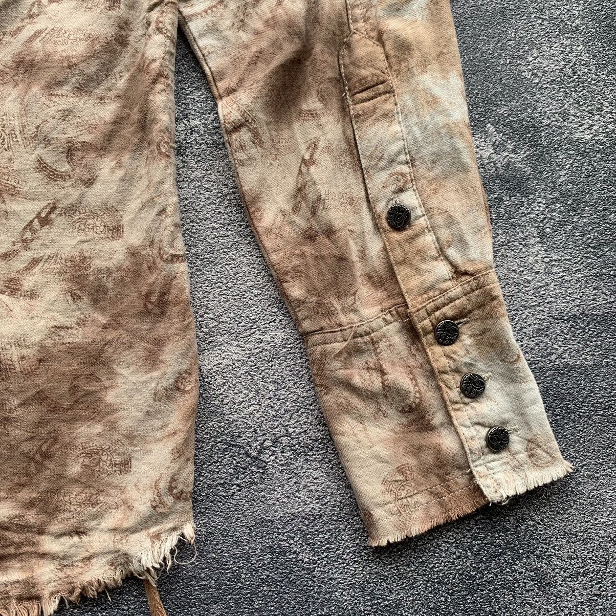 If Six Was Nine 🔥RARE🔥Bernings-Sho japanese punk y2k paisley Tiedye Shirt Size US L / EU 52-54 / 3 - 8 Thumbnail