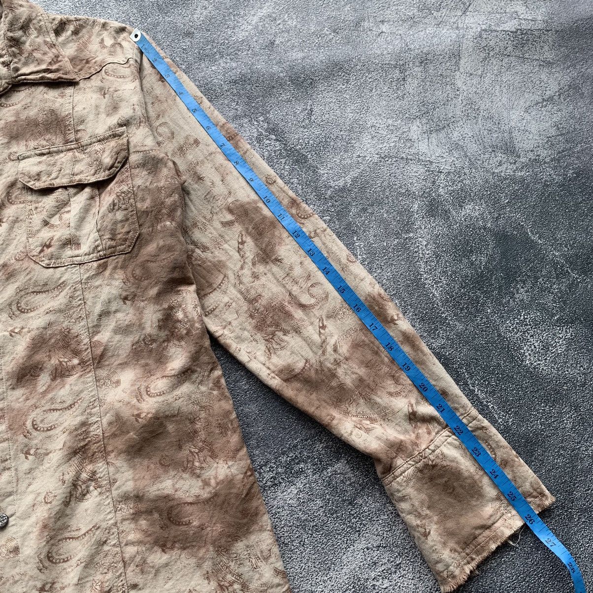 If Six Was Nine 🔥RARE🔥Bernings-Sho japanese punk y2k paisley Tiedye Shirt Size US L / EU 52-54 / 3 - 16 Thumbnail