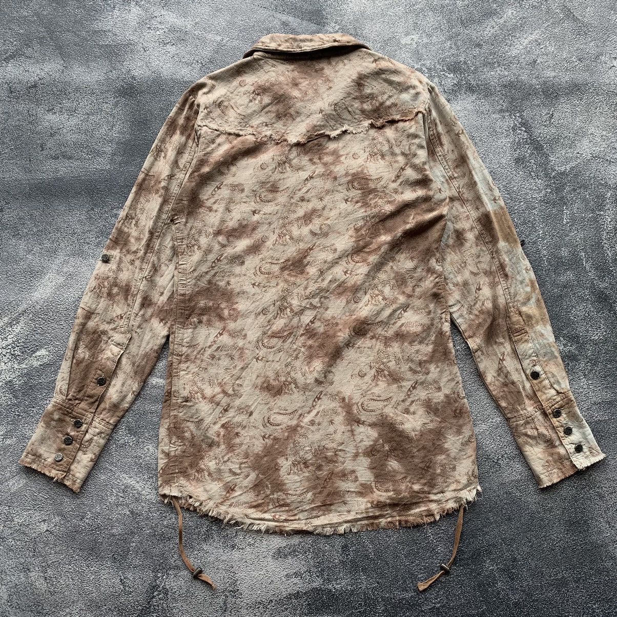 If Six Was Nine 🔥RARE🔥Bernings-Sho japanese punk y2k paisley Tiedye Shirt Size US L / EU 52-54 / 3 - 3 Thumbnail