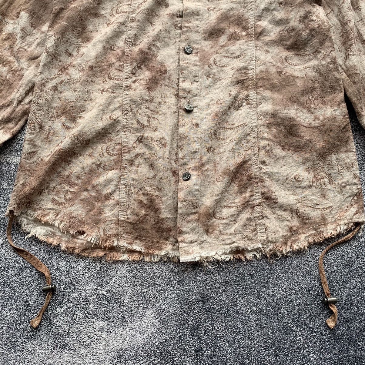 If Six Was Nine 🔥RARE🔥Bernings-Sho japanese punk y2k paisley Tiedye Shirt Size US L / EU 52-54 / 3 - 4 Thumbnail