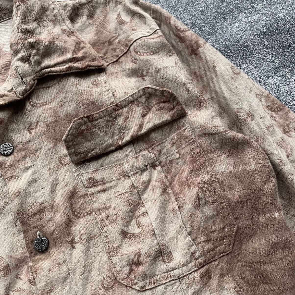 If Six Was Nine 🔥RARE🔥Bernings-Sho japanese punk y2k paisley Tiedye Shirt Size US L / EU 52-54 / 3 - 12 Thumbnail