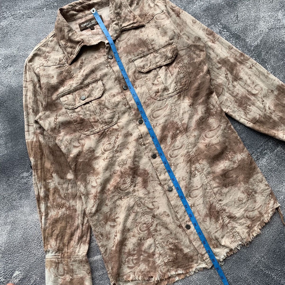 If Six Was Nine 🔥RARE🔥Bernings-Sho japanese punk y2k paisley Tiedye Shirt Size US L / EU 52-54 / 3 - 14 Thumbnail
