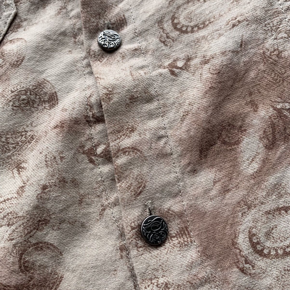 If Six Was Nine 🔥RARE🔥Bernings-Sho japanese punk y2k paisley Tiedye Shirt Size US L / EU 52-54 / 3 - 6 Thumbnail