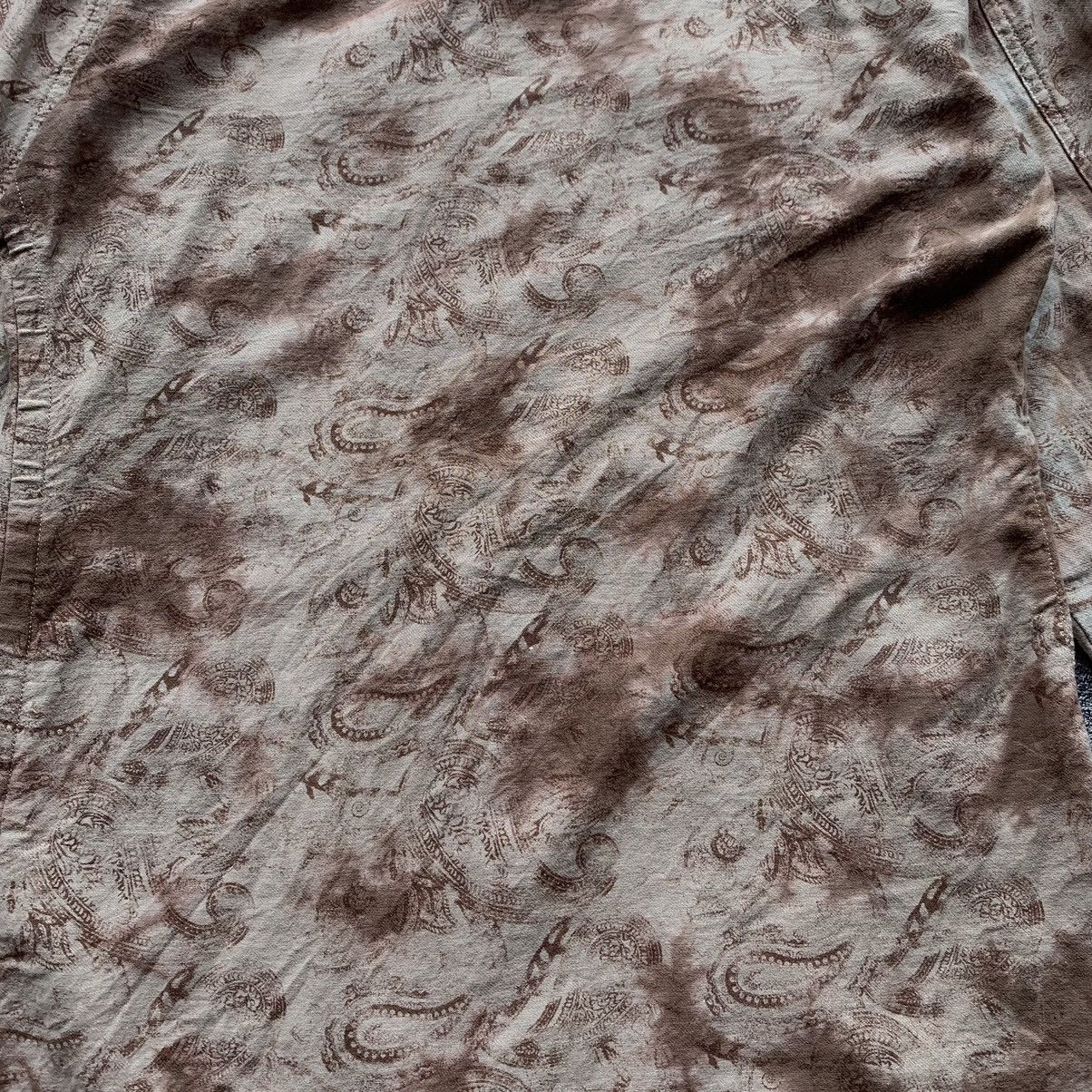 If Six Was Nine 🔥RARE🔥Bernings-Sho japanese punk y2k paisley Tiedye Shirt Size US L / EU 52-54 / 3 - 7 Thumbnail
