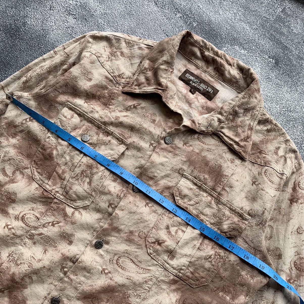 If Six Was Nine 🔥RARE🔥Bernings-Sho japanese punk y2k paisley Tiedye Shirt Size US L / EU 52-54 / 3 - 13 Thumbnail