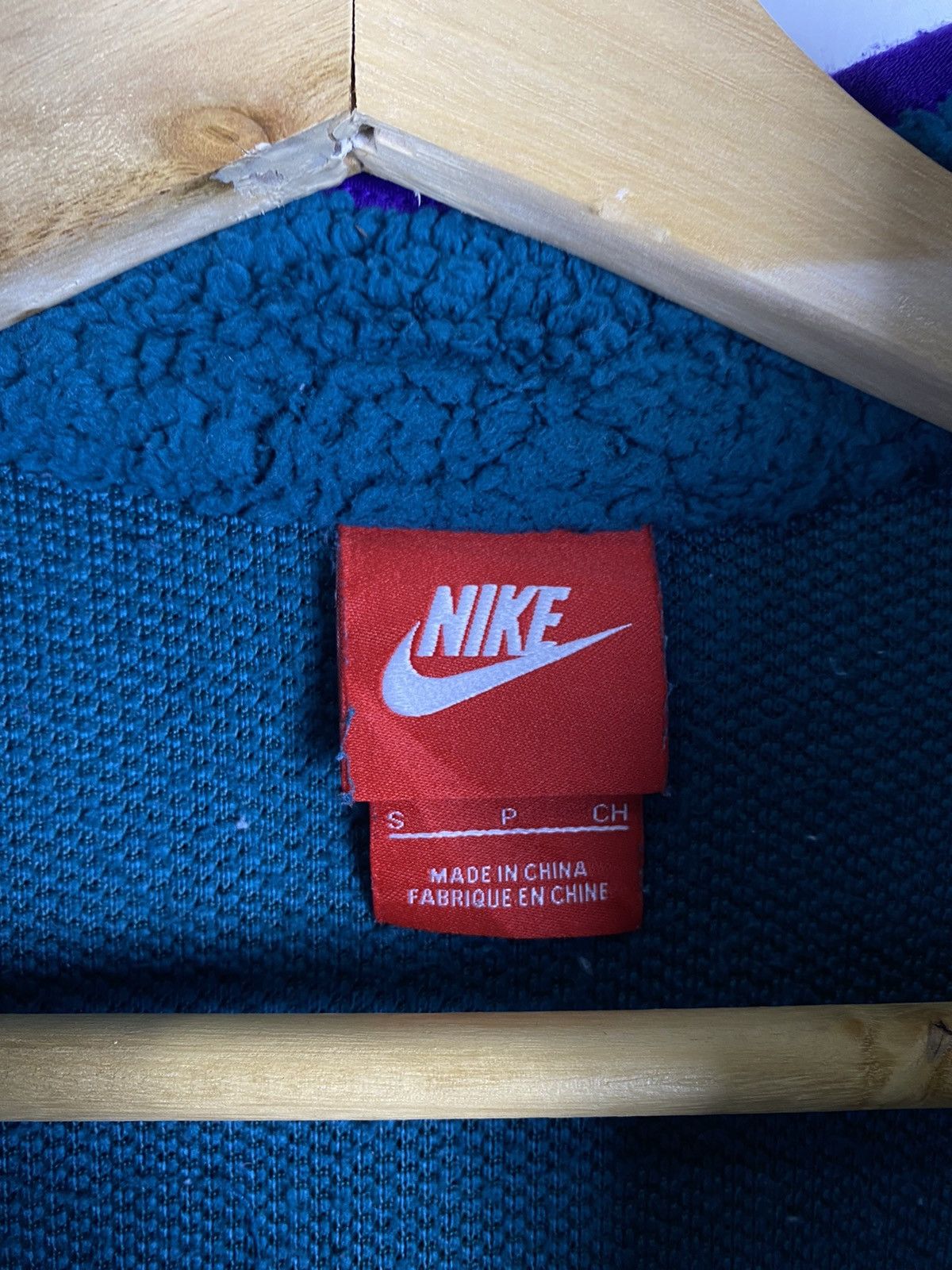 Nike NEED GONE 🔥 Vintage Nike Fleece Sweater Zip Up Jacket Size US S / EU 44-46 / 1 - 5 Thumbnail