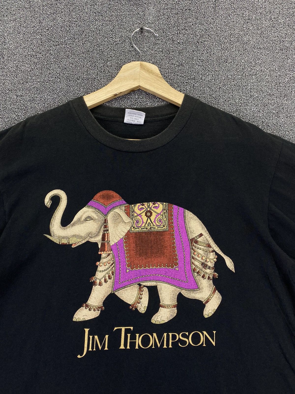 Jim Thompson Vintage Jim Thompson Habitat Art Printed Elephant T Shirts Size US S / EU 44-46 / 1 - 3 Thumbnail