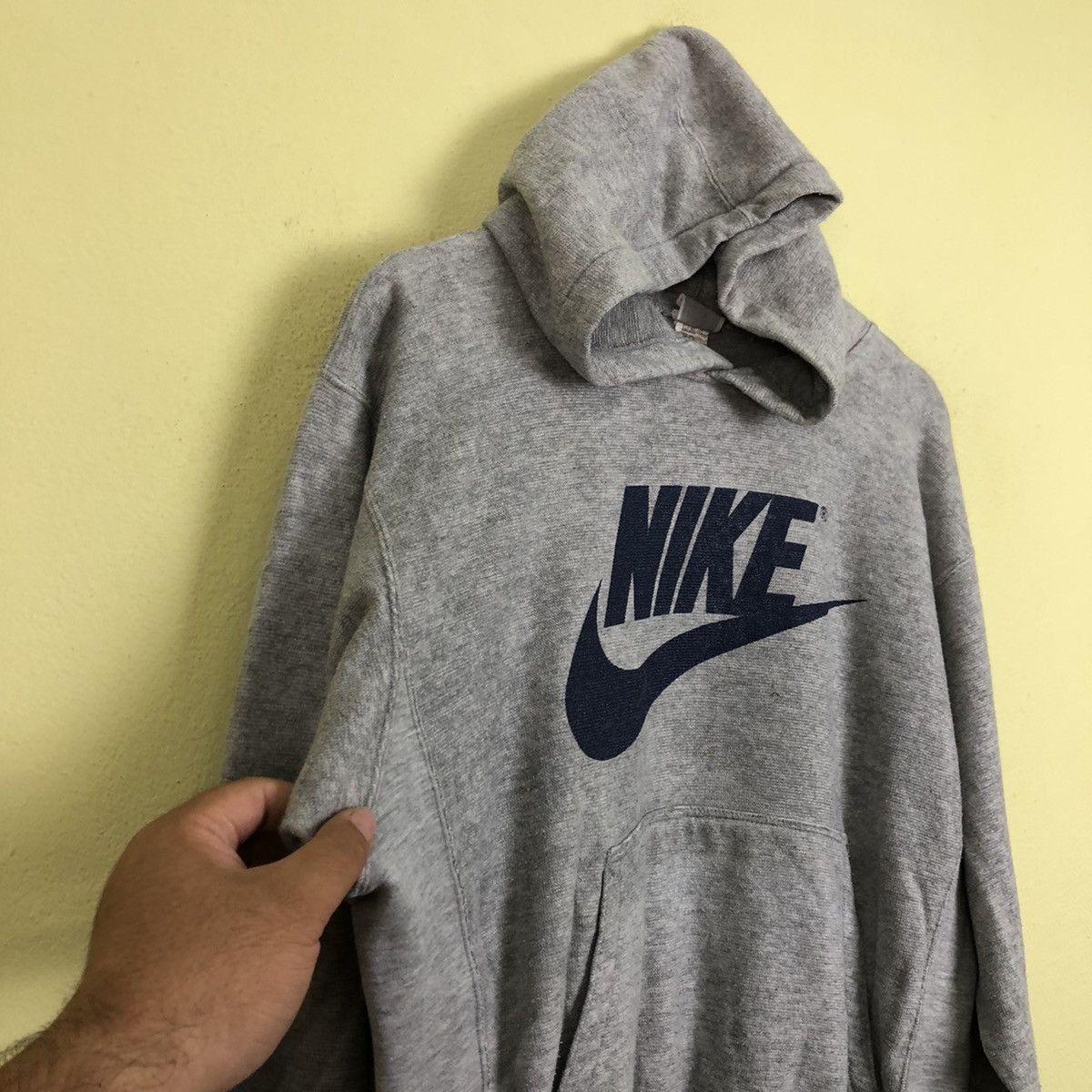 Nike Vintage Nike Big Swoosh Hoodie Size US M / EU 48-50 / 2 - 3 Thumbnail