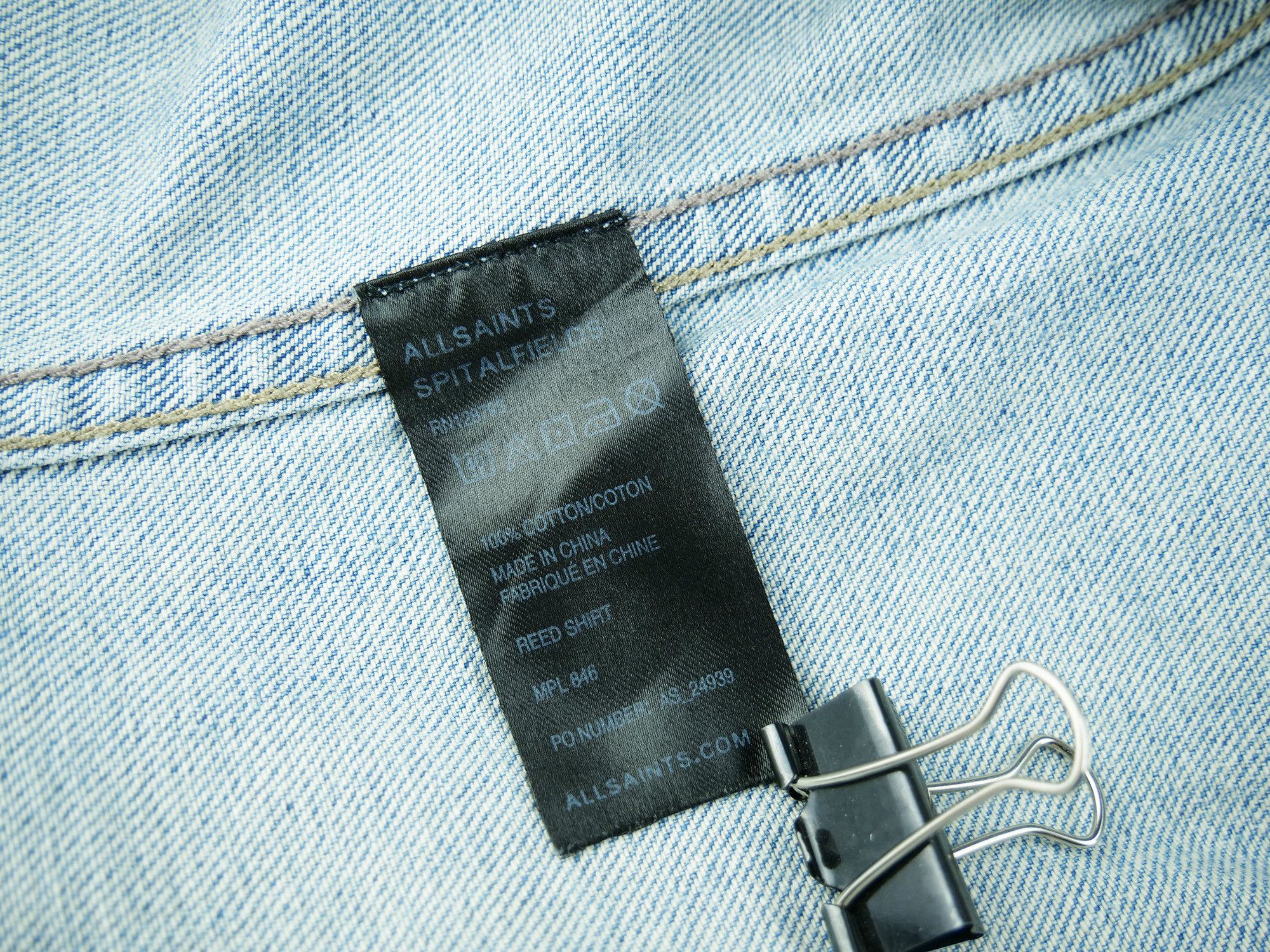 Allsaints Allsaints slim overshot shirt Size US M / EU 48-50 / 2 - 8 Thumbnail