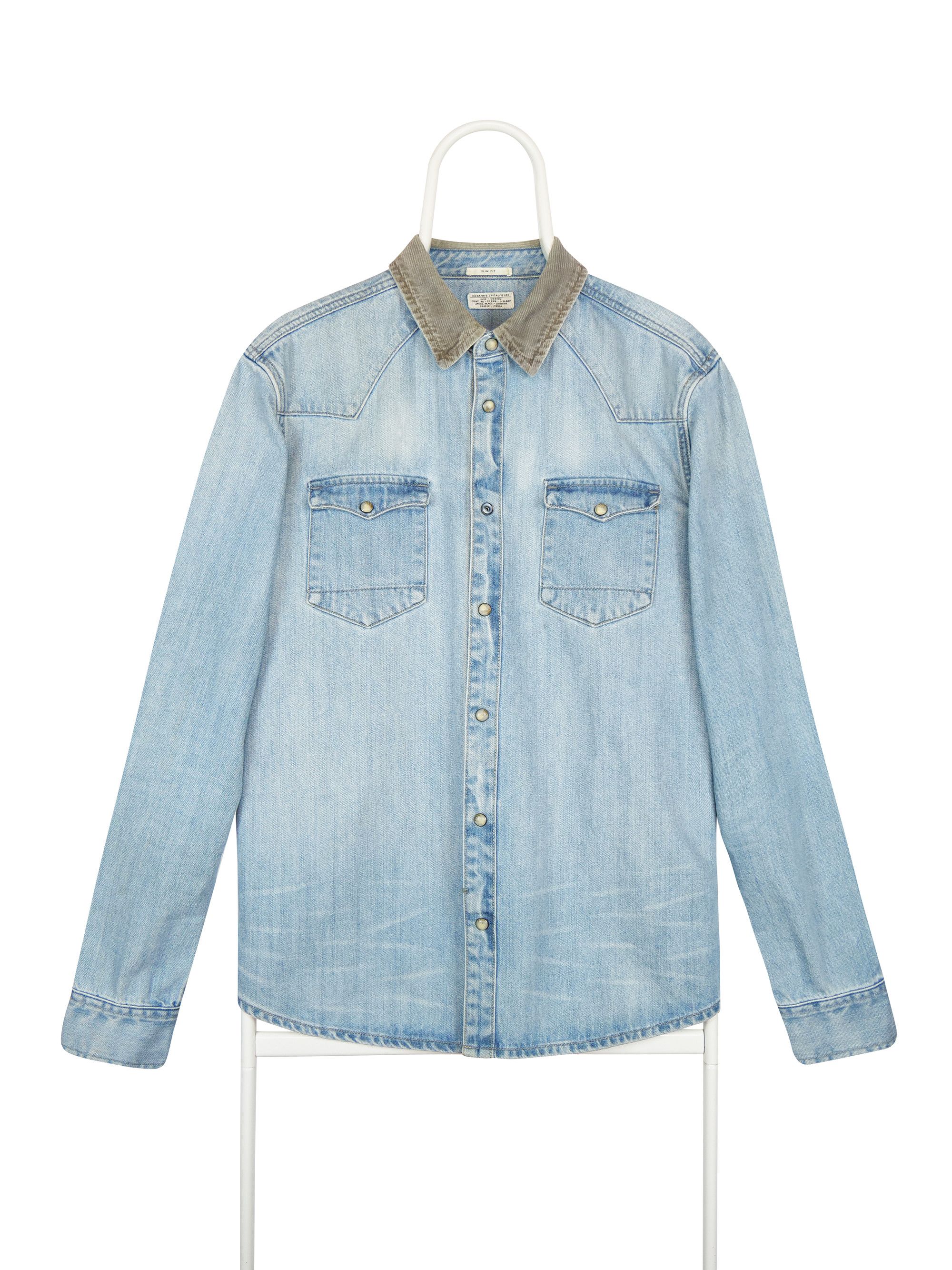 Allsaints Allsaints slim overshot shirt Size US M / EU 48-50 / 2 - 2 Thumbnail