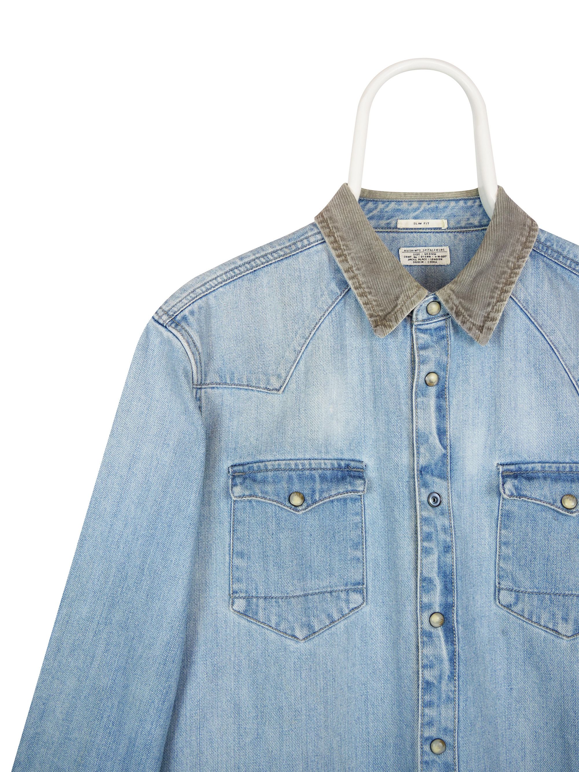 Allsaints Allsaints slim overshot shirt Size US M / EU 48-50 / 2 - 1 Thumbnail