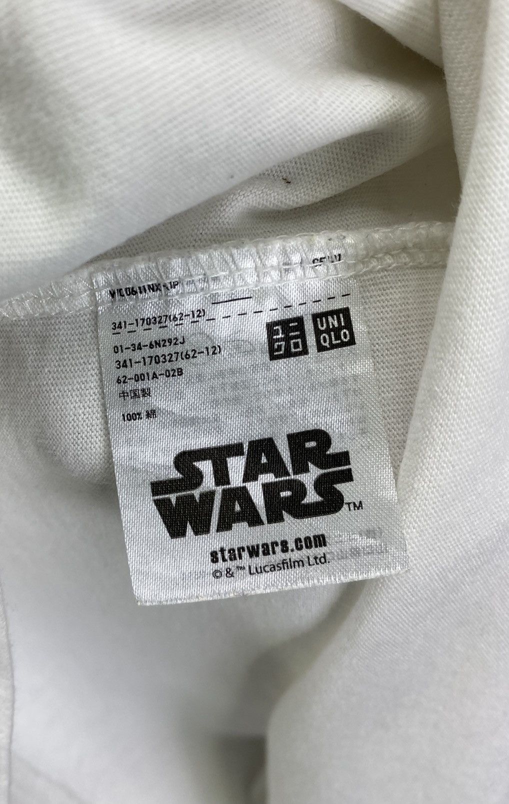 Star Wars Vintage Star Wars x Uniqlo Tees T Shirts Size US L / EU 52-54 / 3 - 8 Thumbnail