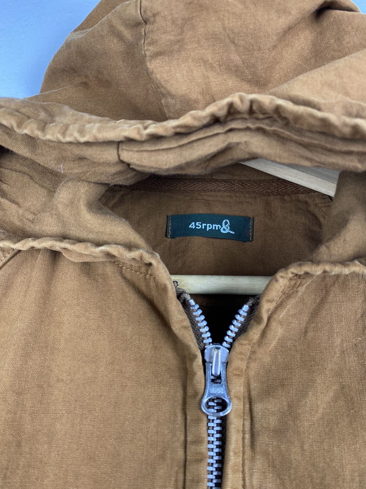 45rpm Vintage 45rpm Hoodie Zip Up Light Jacket Size M / US 6-8 / IT 42-44 - 4 Thumbnail