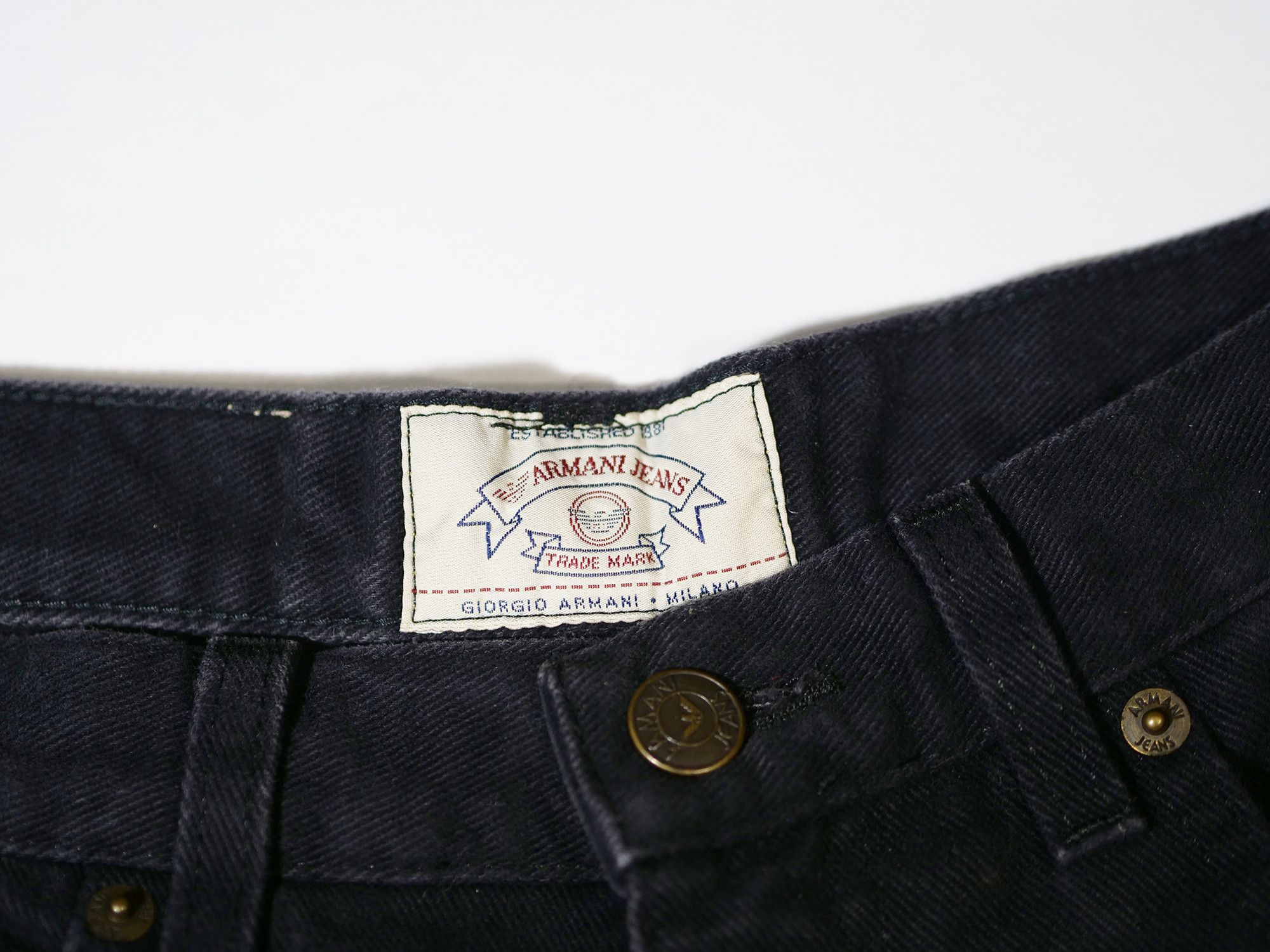 Armani Armani vintage 90s pants Size US 31 - 5 Thumbnail