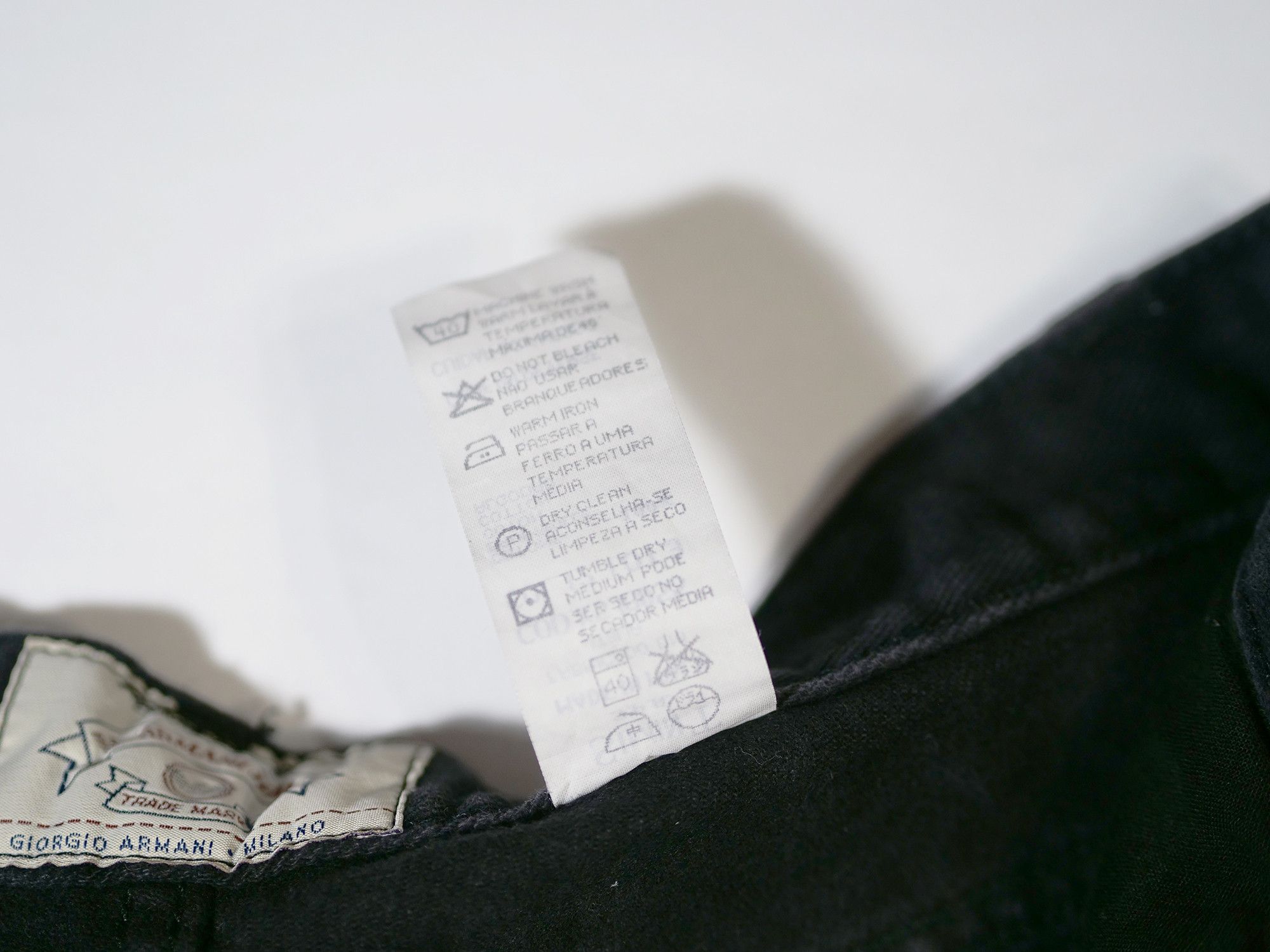 Armani Armani vintage 90s pants Size US 31 - 8 Thumbnail