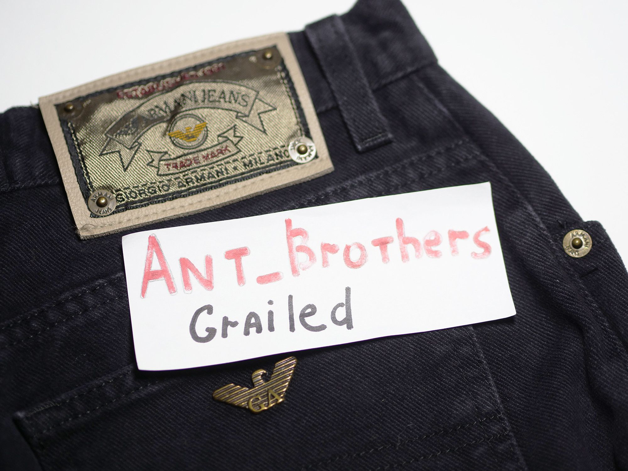 Armani Armani vintage 90s pants Size US 31 - 13 Thumbnail