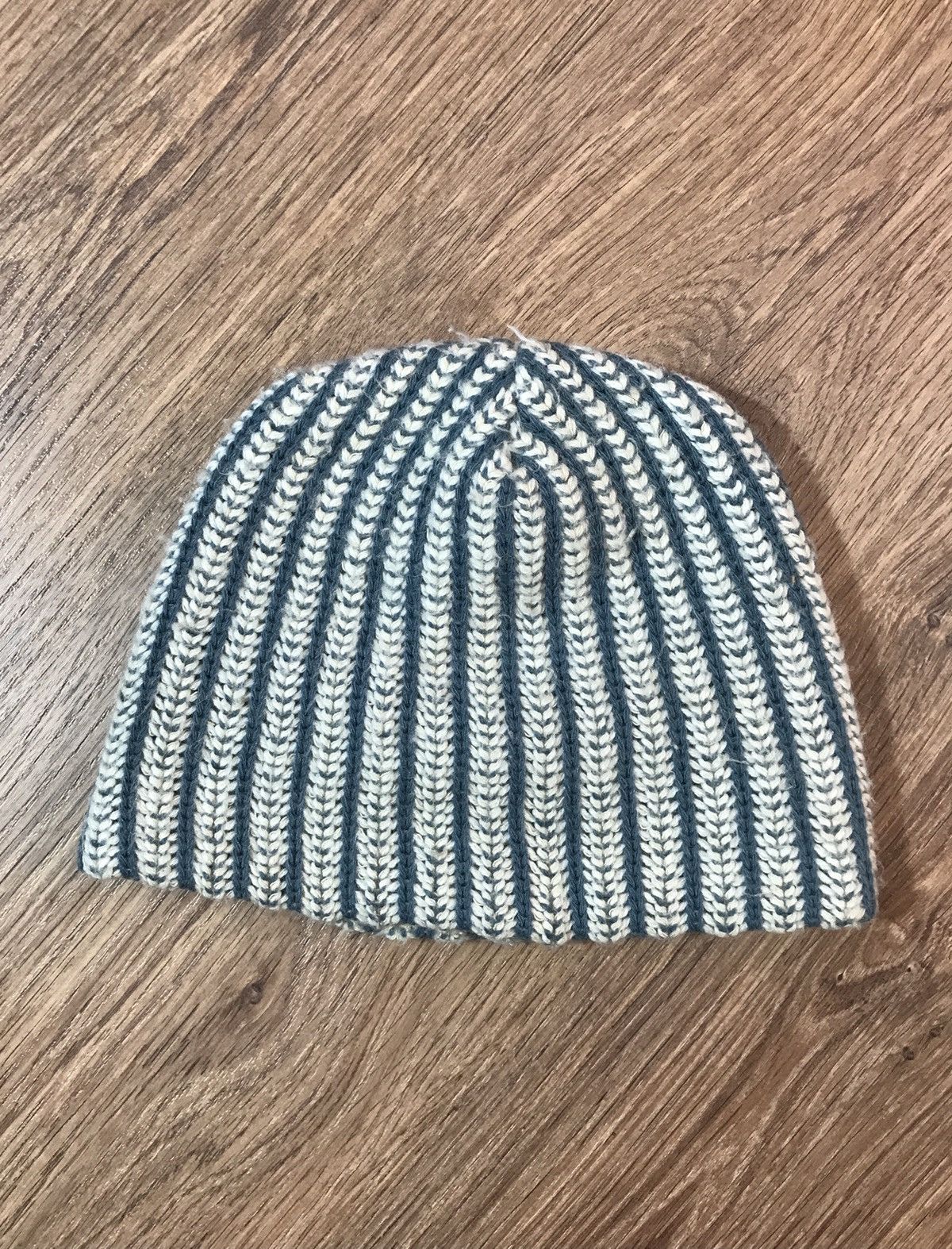 Japanese Brand × Vintage Killer Loop Vintage strip knit beanie snow hat snow cap Size ONE SIZE - 3 Thumbnail