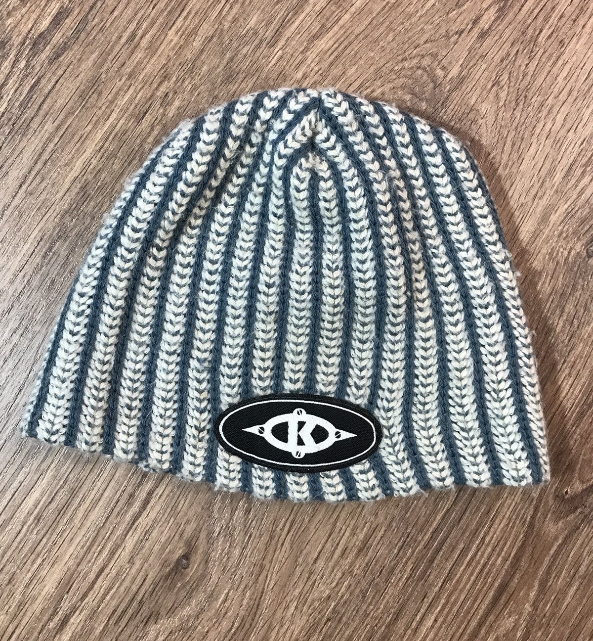 Japanese Brand × Vintage Killer Loop Vintage strip knit beanie snow hat snow cap Size ONE SIZE - 1 Thumbnail