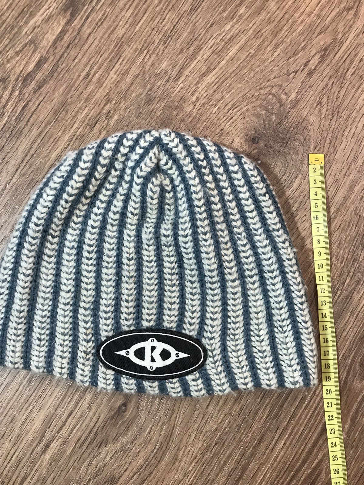 Japanese Brand × Vintage Killer Loop Vintage strip knit beanie snow hat snow cap Size ONE SIZE - 5 Thumbnail