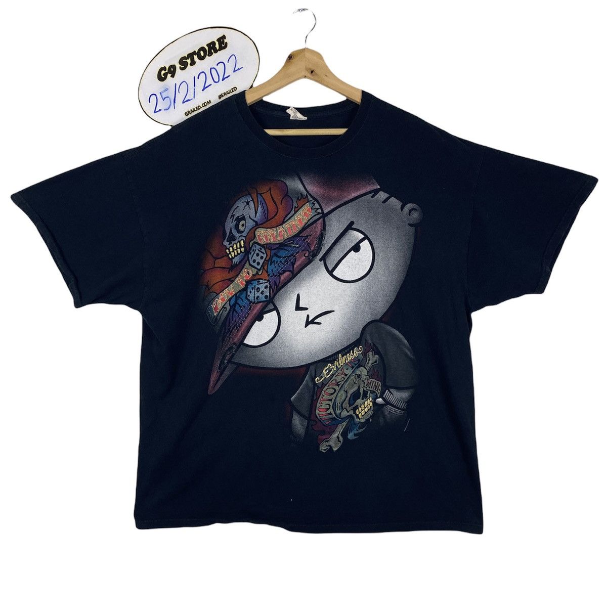 Cartoon Network Vintage Rare Family Guys Gangster Size 2XL Tees T Shirts Size US XXL / EU 58 / 5 - 1 Thumbnail