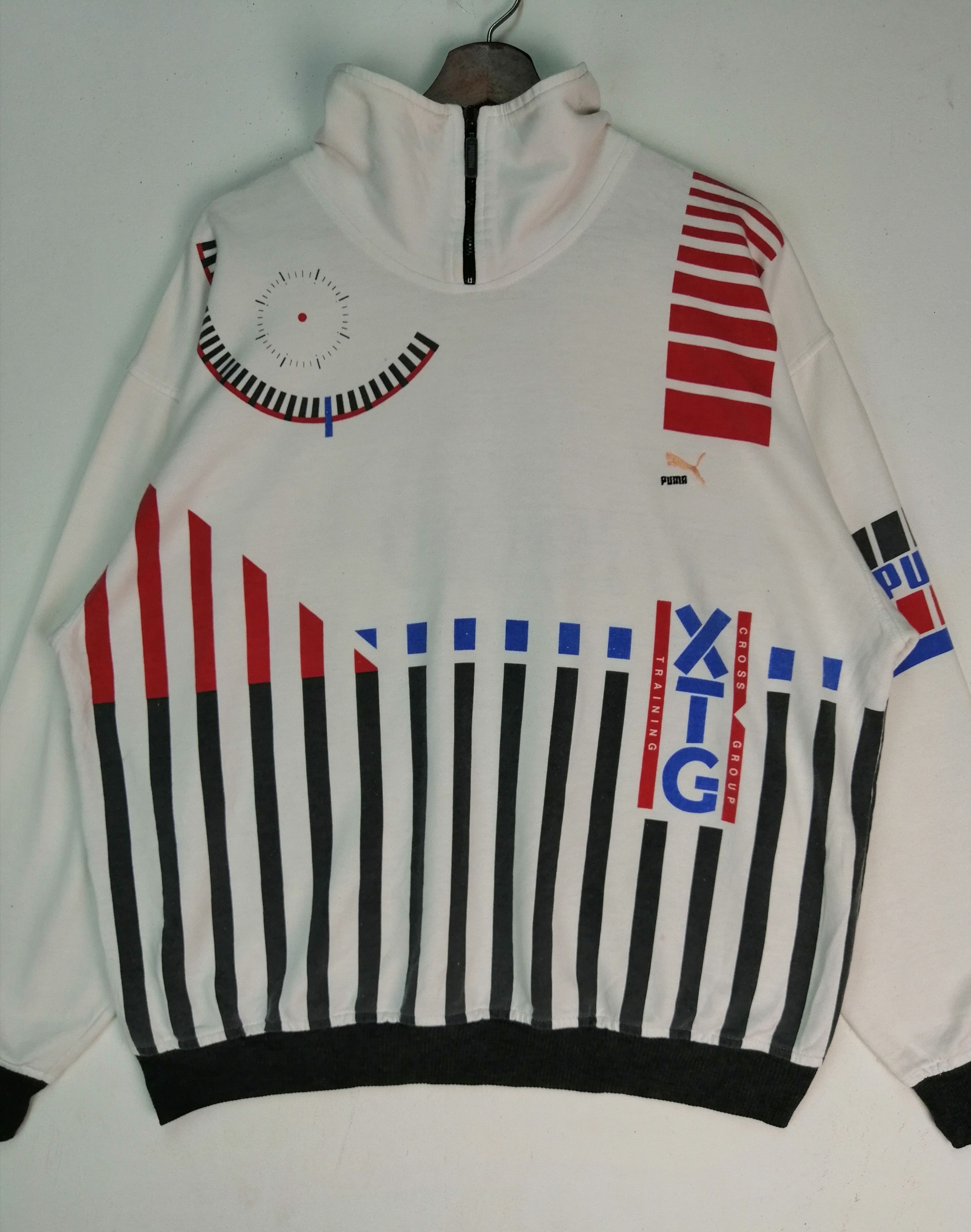 Puma × Vintage Vintage 90s Puma Syncro XTG Half Zipper Size US XL / EU 56 / 4 - 6 Thumbnail