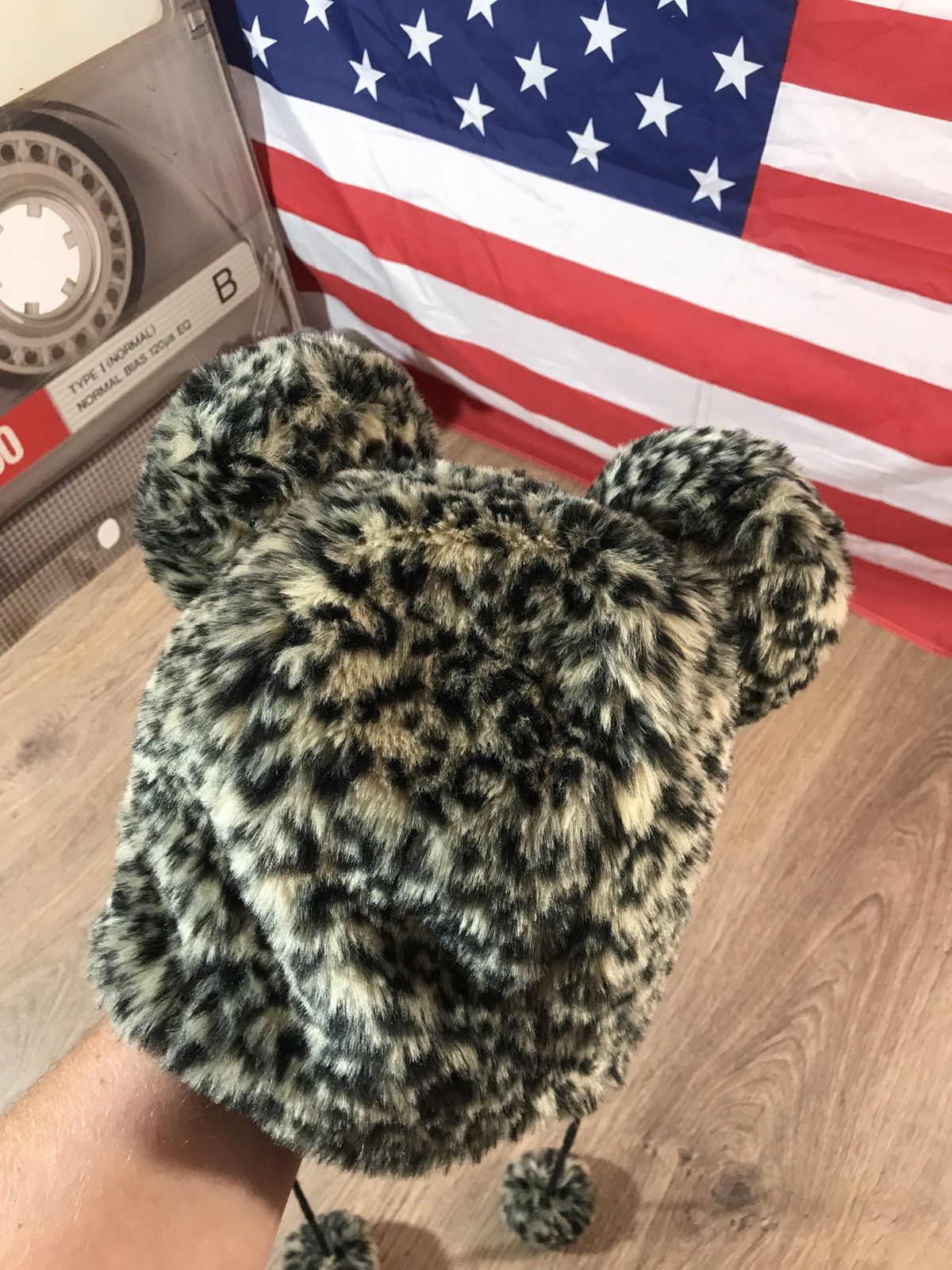 Japanese Brand × Vintage Vintage Y2K Fuzzy Mohair Rap Travis Scott Style Hat Size ONE SIZE - 3 Thumbnail