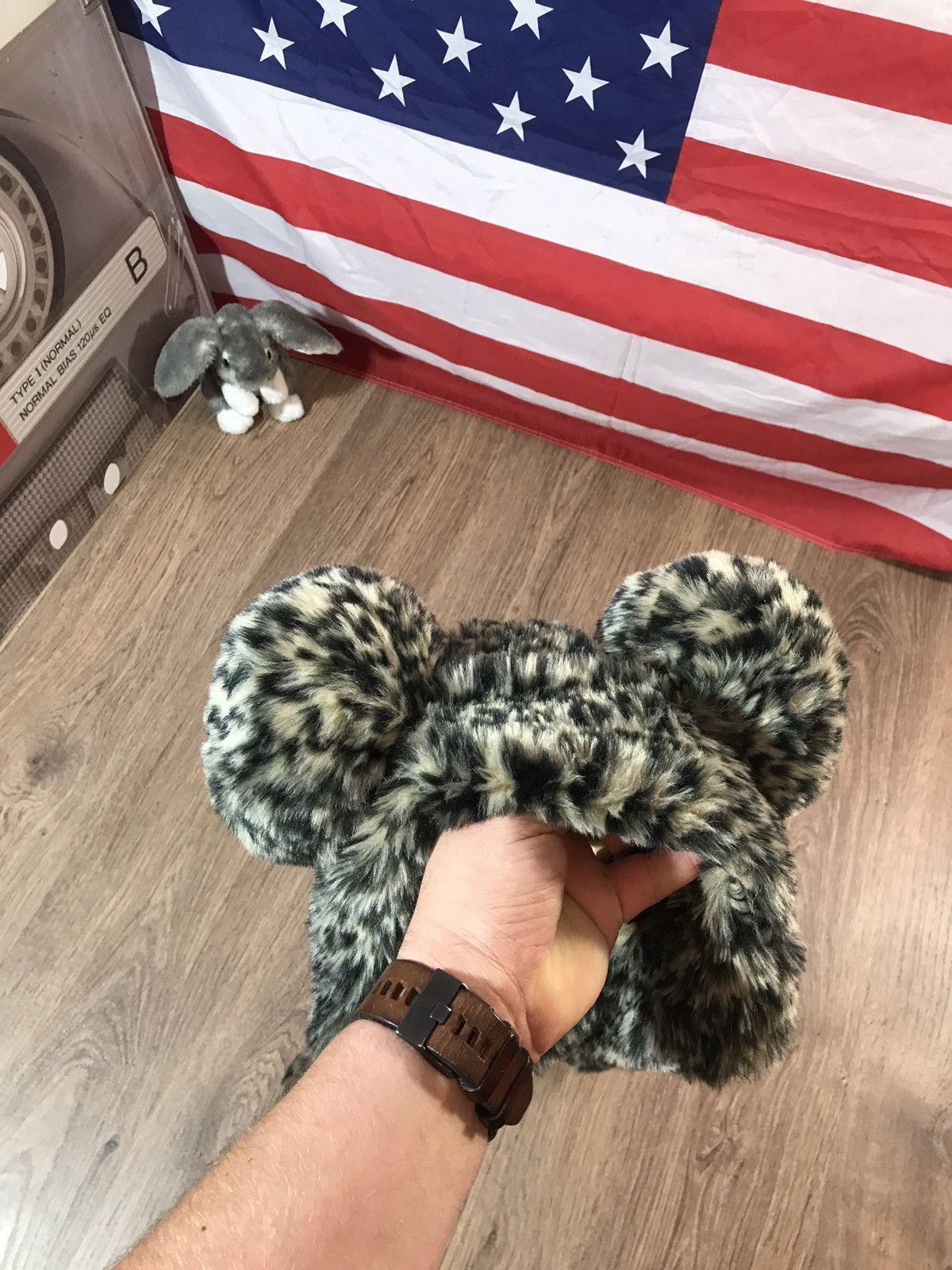 Japanese Brand × Vintage Vintage Y2K Fuzzy Mohair Rap Travis Scott Style Hat Size ONE SIZE - 7 Thumbnail