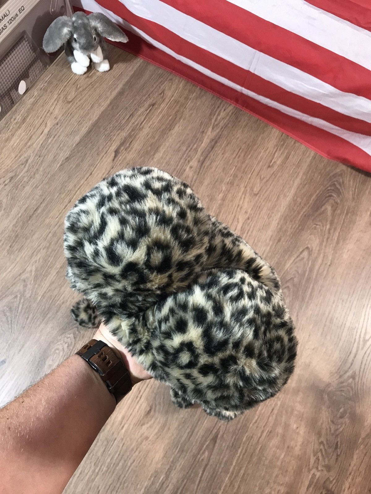 Japanese Brand × Vintage Vintage Y2K Fuzzy Mohair Rap Travis Scott Style Hat Size ONE SIZE - 6 Thumbnail