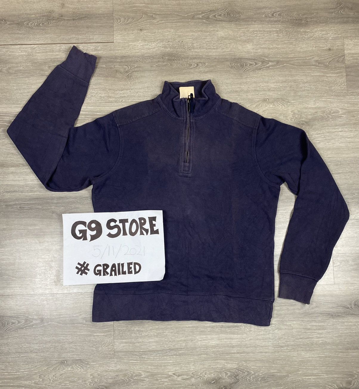Timberland STEAL 🔥 Vintage 90s Timberland 1/3 Zipper Sweatshirt Size US M / EU 48-50 / 2 - 10 Thumbnail