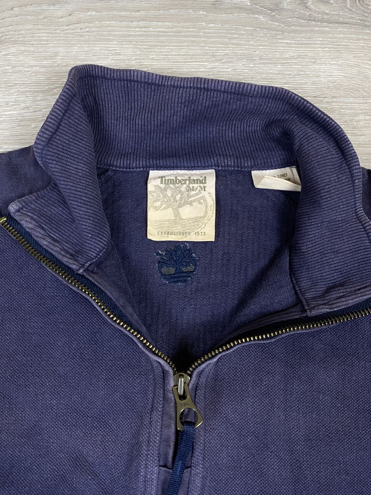 Timberland STEAL 🔥 Vintage 90s Timberland 1/3 Zipper Sweatshirt Size US M / EU 48-50 / 2 - 5 Thumbnail