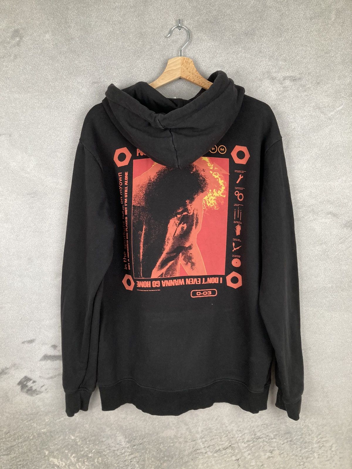 Rap Tees Rare Posty Co Post Malone Rap Hoodie Graphic Hip Hop Size US M / EU 48-50 / 2 - 1 Thumbnail