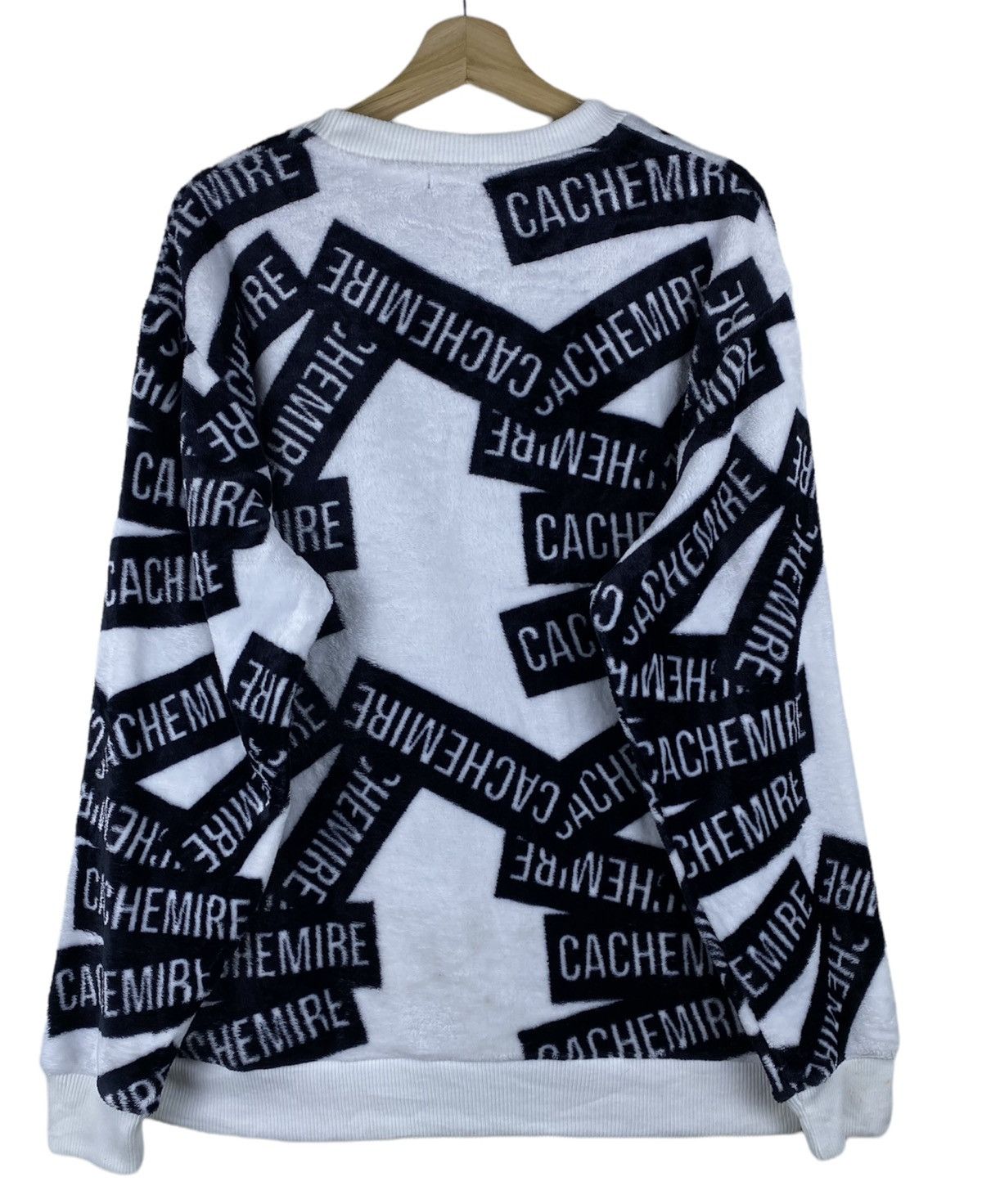 Japanese Brand Vintage Contrebe Full Print Cachemire Fleece Sweatshirt Size US L / EU 52-54 / 3 - 2 Thumbnail
