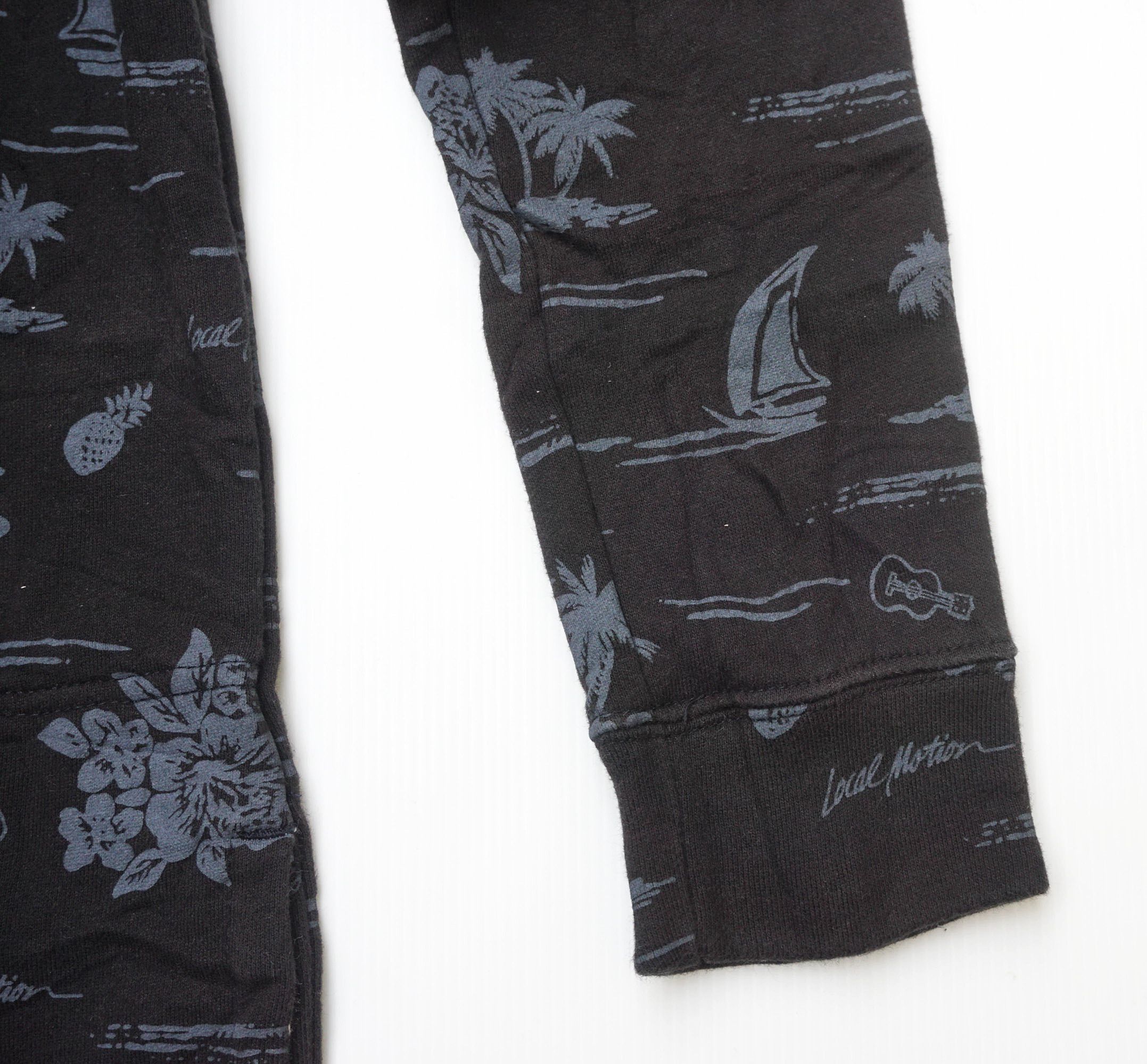 Japanese Brand LOCAL MOTION Aloha Hawaii Design Long Pullover Hoodie Size M / US 6-8 / IT 42-44 - 7 Thumbnail