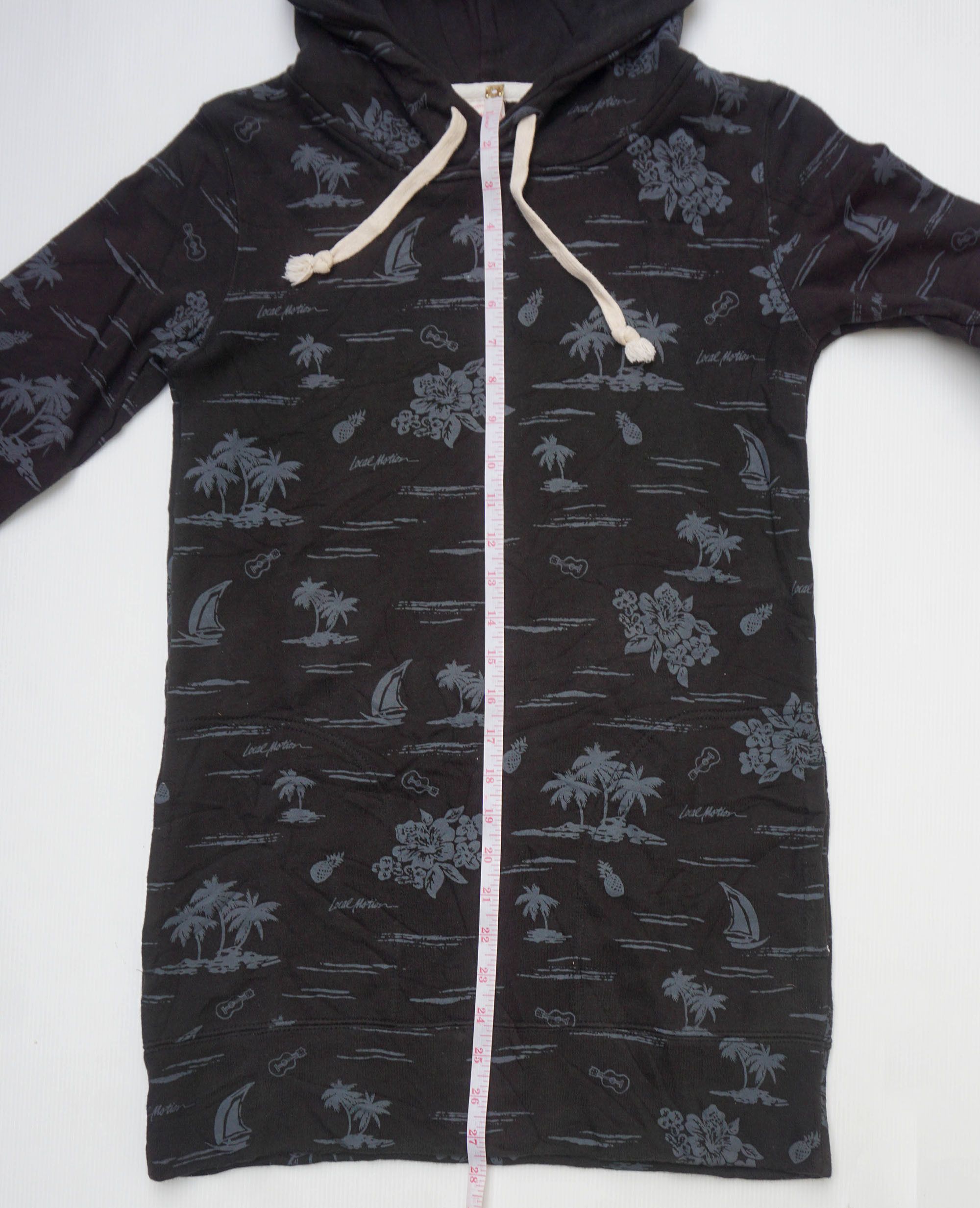 Japanese Brand LOCAL MOTION Aloha Hawaii Design Long Pullover Hoodie Size M / US 6-8 / IT 42-44 - 13 Thumbnail