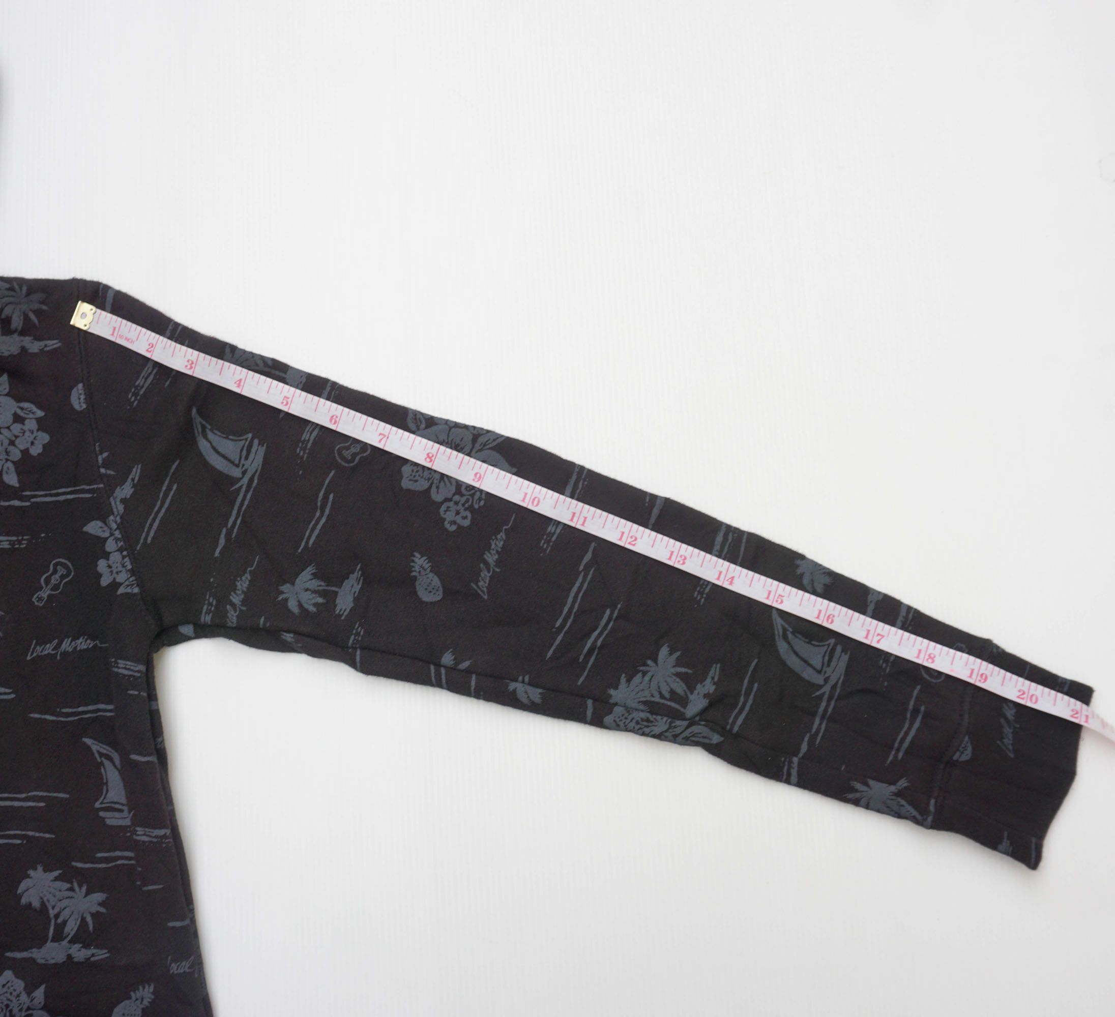 Japanese Brand LOCAL MOTION Aloha Hawaii Design Long Pullover Hoodie Size M / US 6-8 / IT 42-44 - 15 Thumbnail