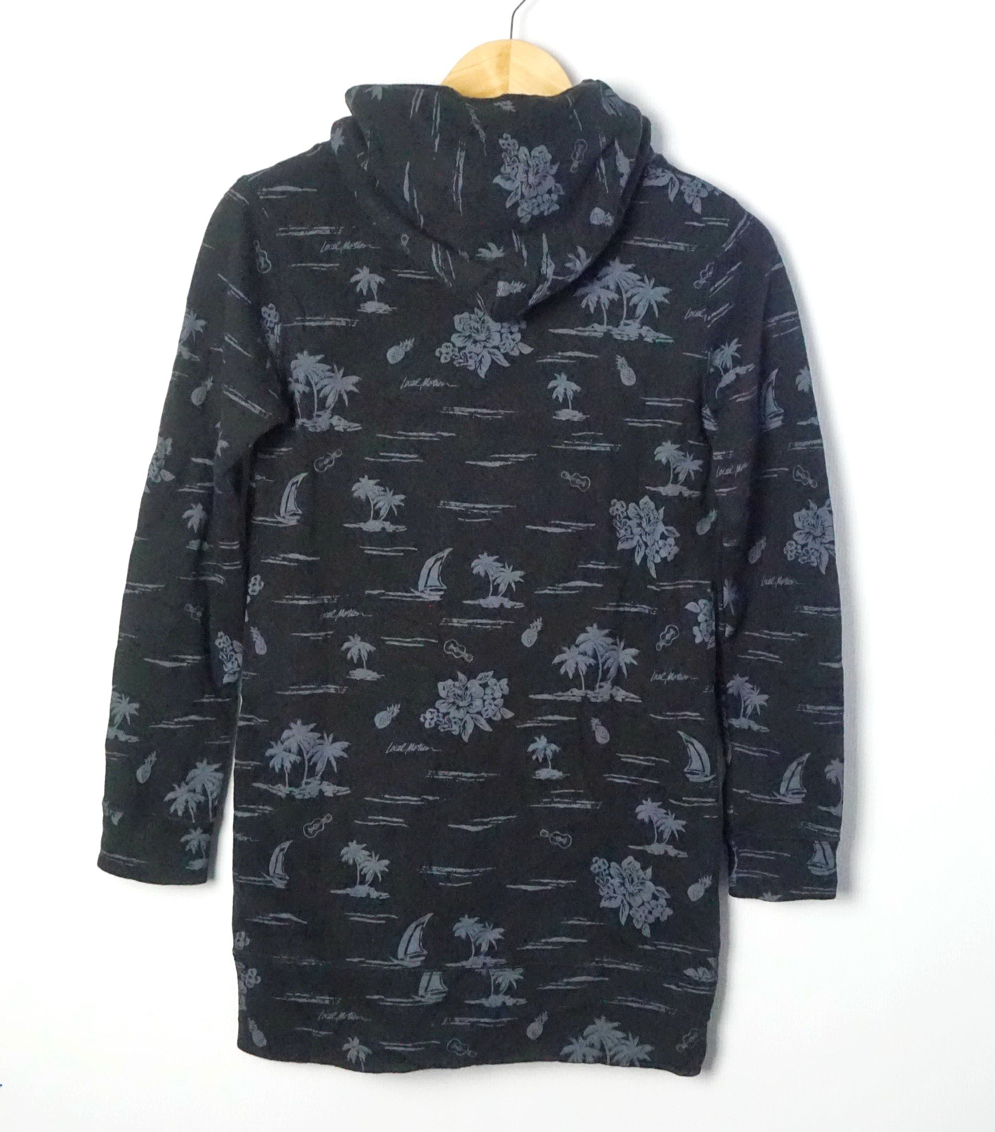 Japanese Brand LOCAL MOTION Aloha Hawaii Design Long Pullover Hoodie Size M / US 6-8 / IT 42-44 - 5 Thumbnail