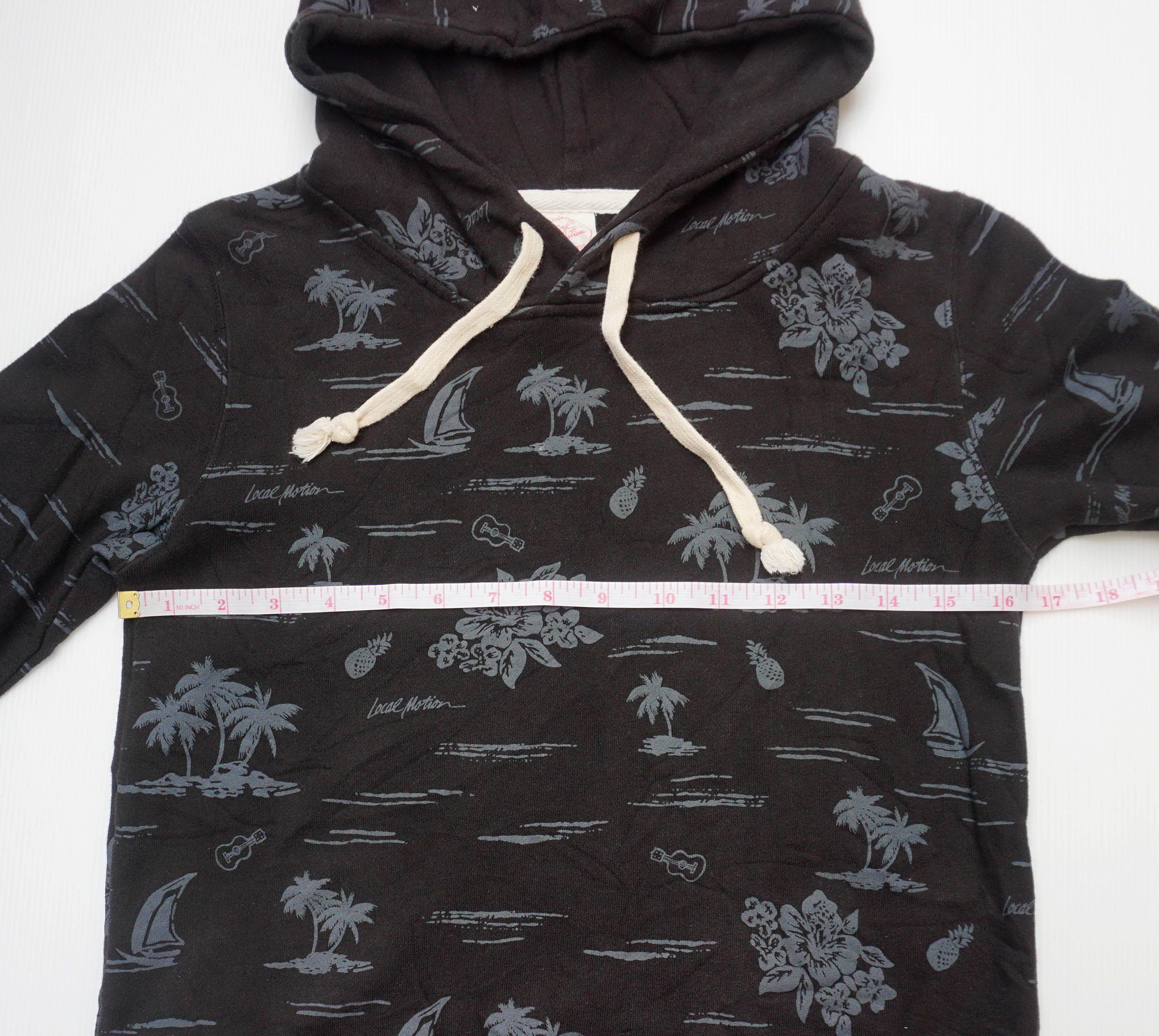 Japanese Brand LOCAL MOTION Aloha Hawaii Design Long Pullover Hoodie Size M / US 6-8 / IT 42-44 - 12 Thumbnail