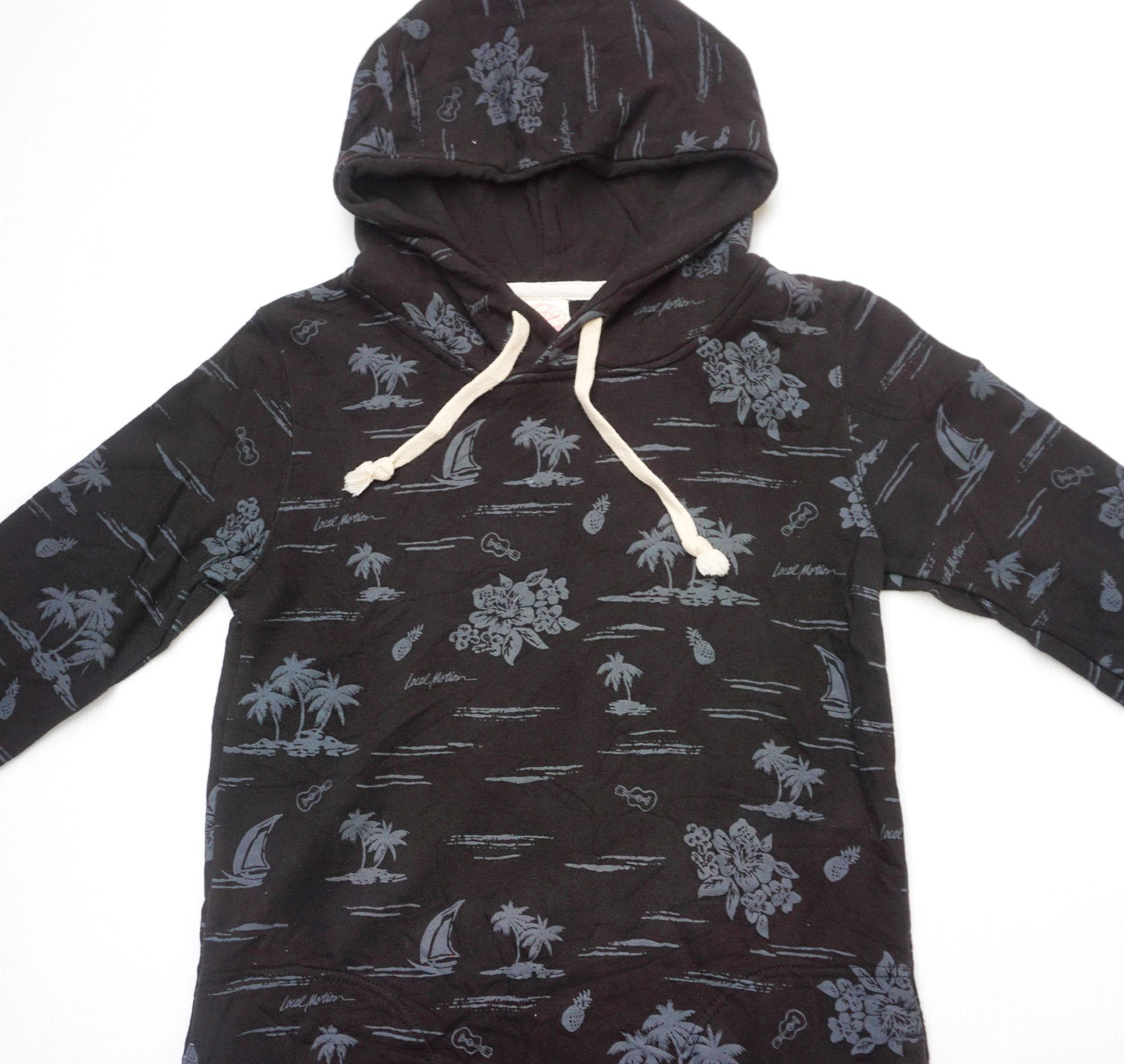 Japanese Brand LOCAL MOTION Aloha Hawaii Design Long Pullover Hoodie Size M / US 6-8 / IT 42-44 - 3 Thumbnail
