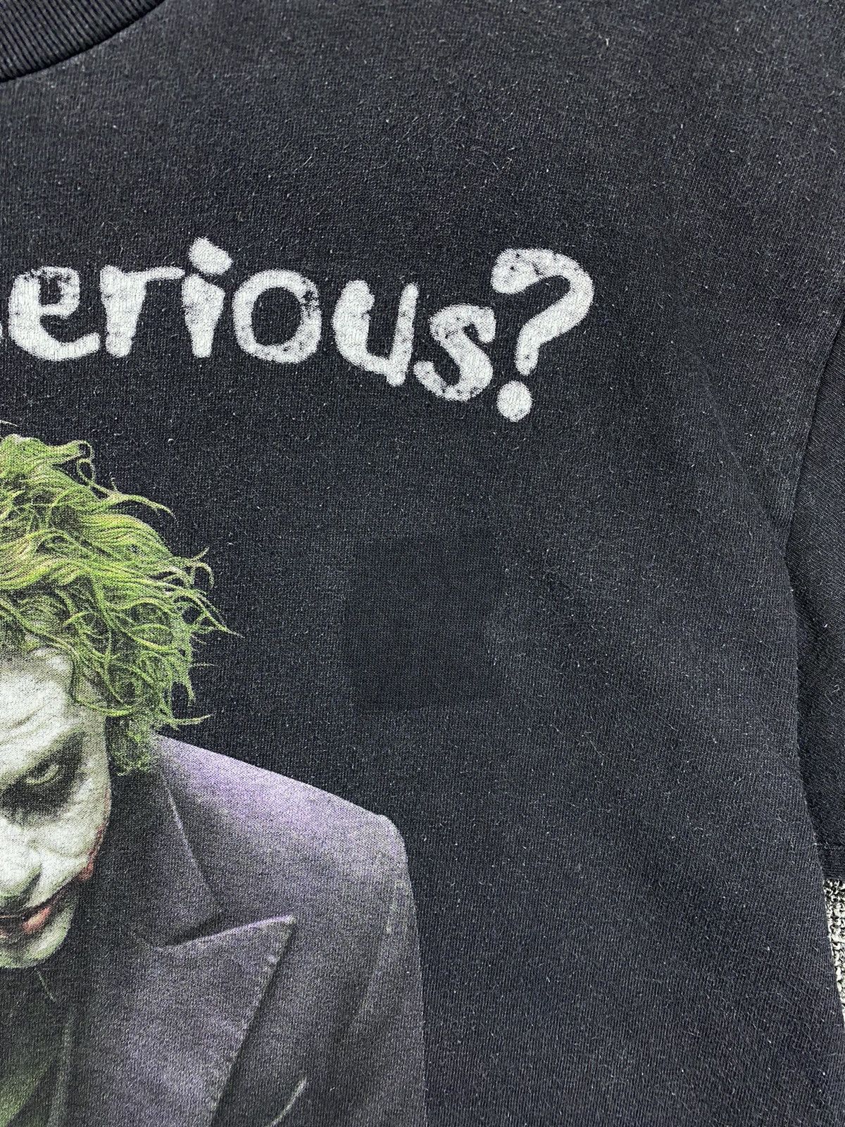 DC Comics Vintage Joker Why So Serious by Dc Comic Tees T Shirts Size US M / EU 48-50 / 2 - 8 Thumbnail