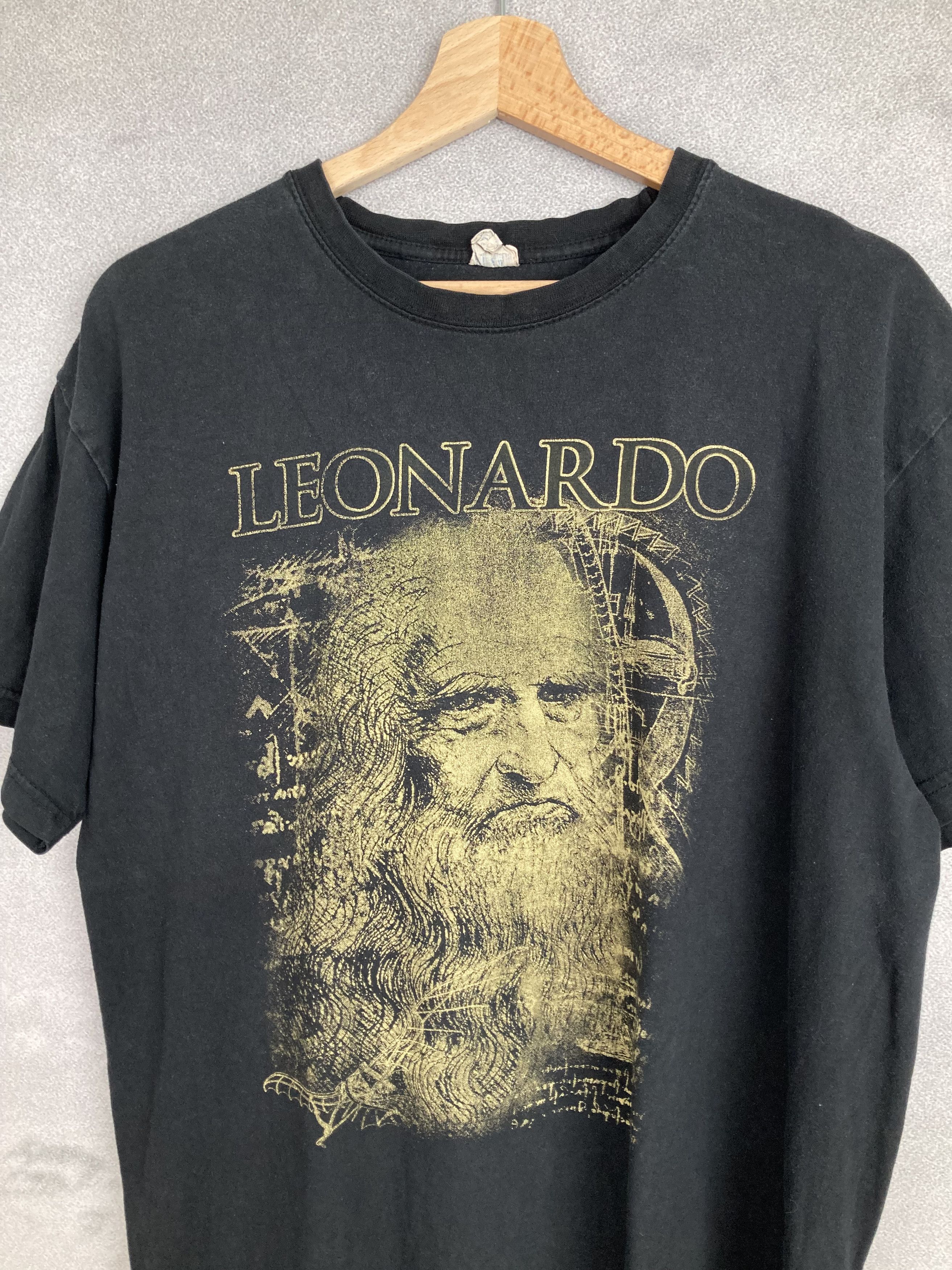 Vintage Vintage Leonardo Da Vinci T-shirt Art Graphic Size US L / EU 52-54 / 3 - 3 Thumbnail